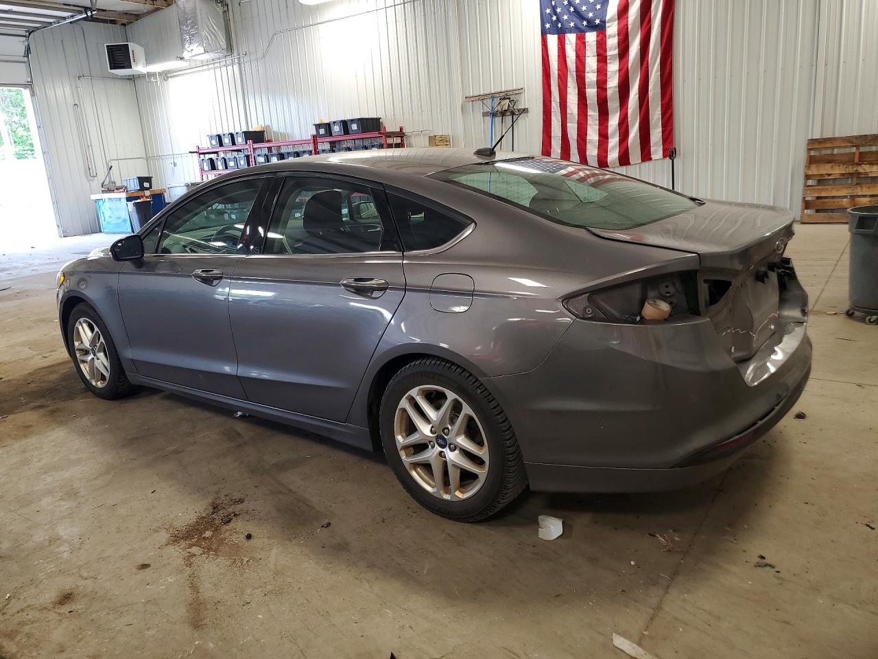 2013 Ford Fusion Se Gray vin: 3FA6P0H74DR127871