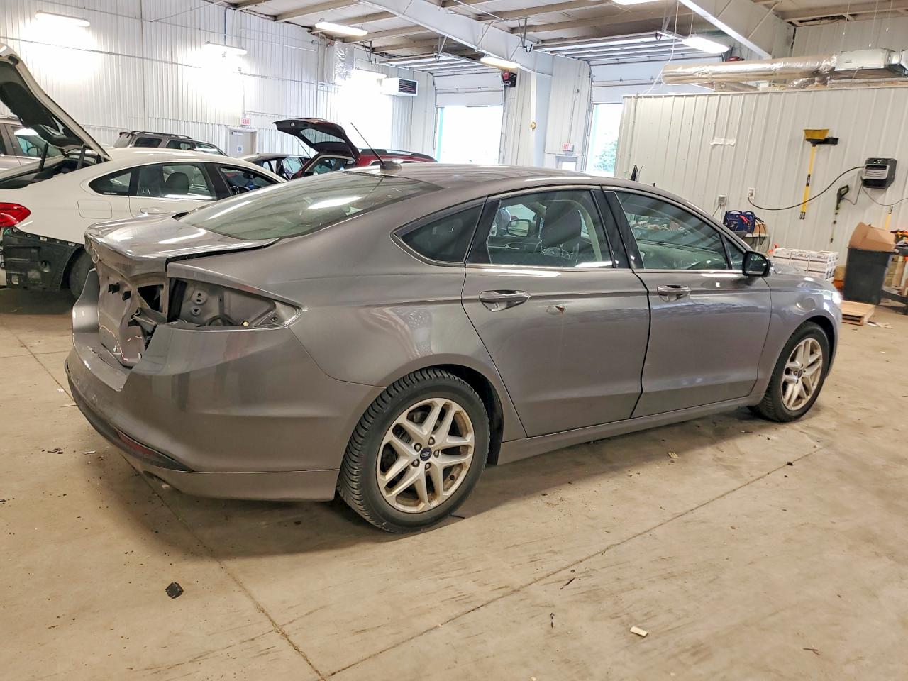 2013 Ford Fusion Se Gray vin: 3FA6P0H74DR127871