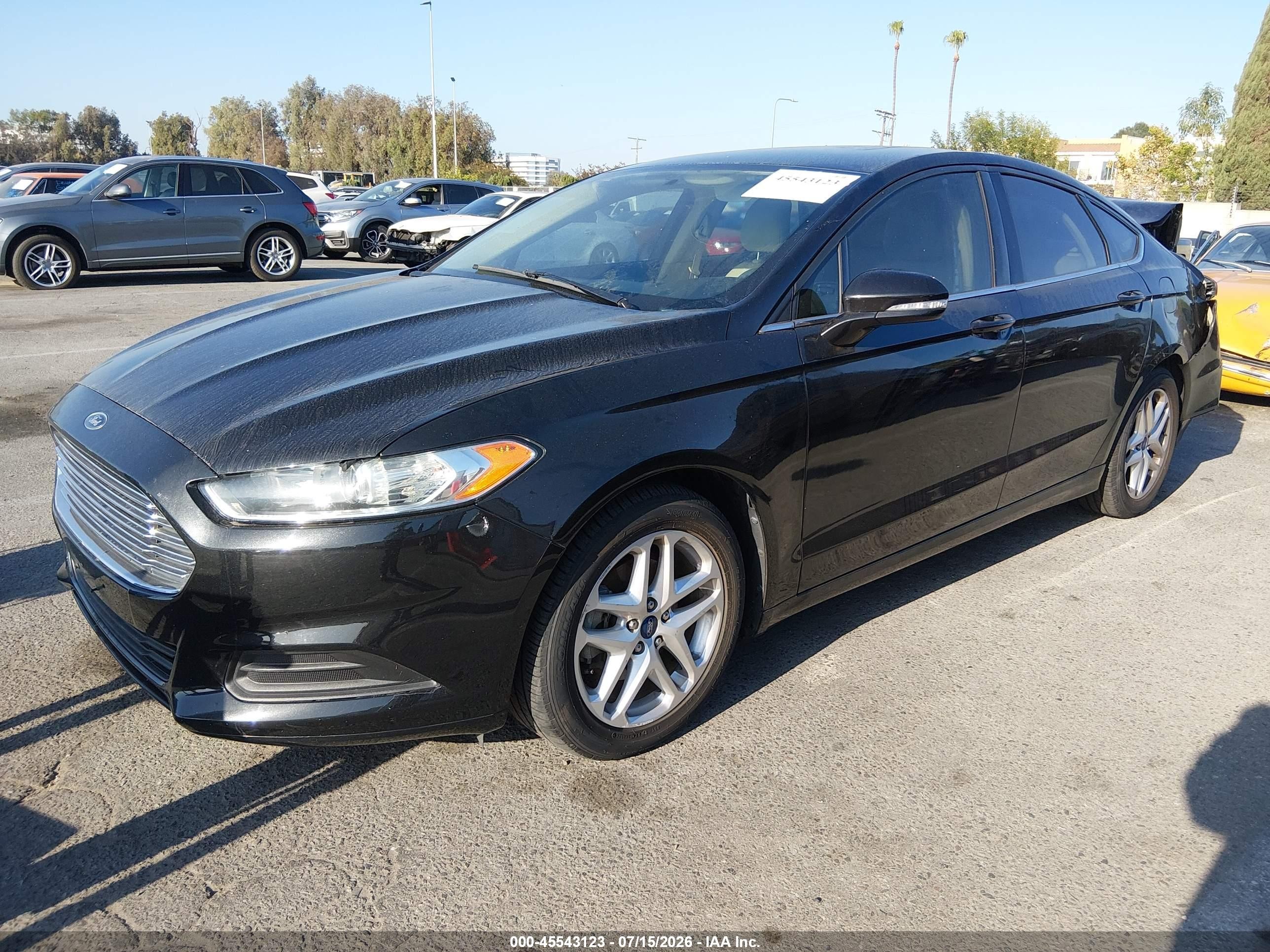 2013 Ford Fusion Se Черный vin: 3FA6P0H74DR137963