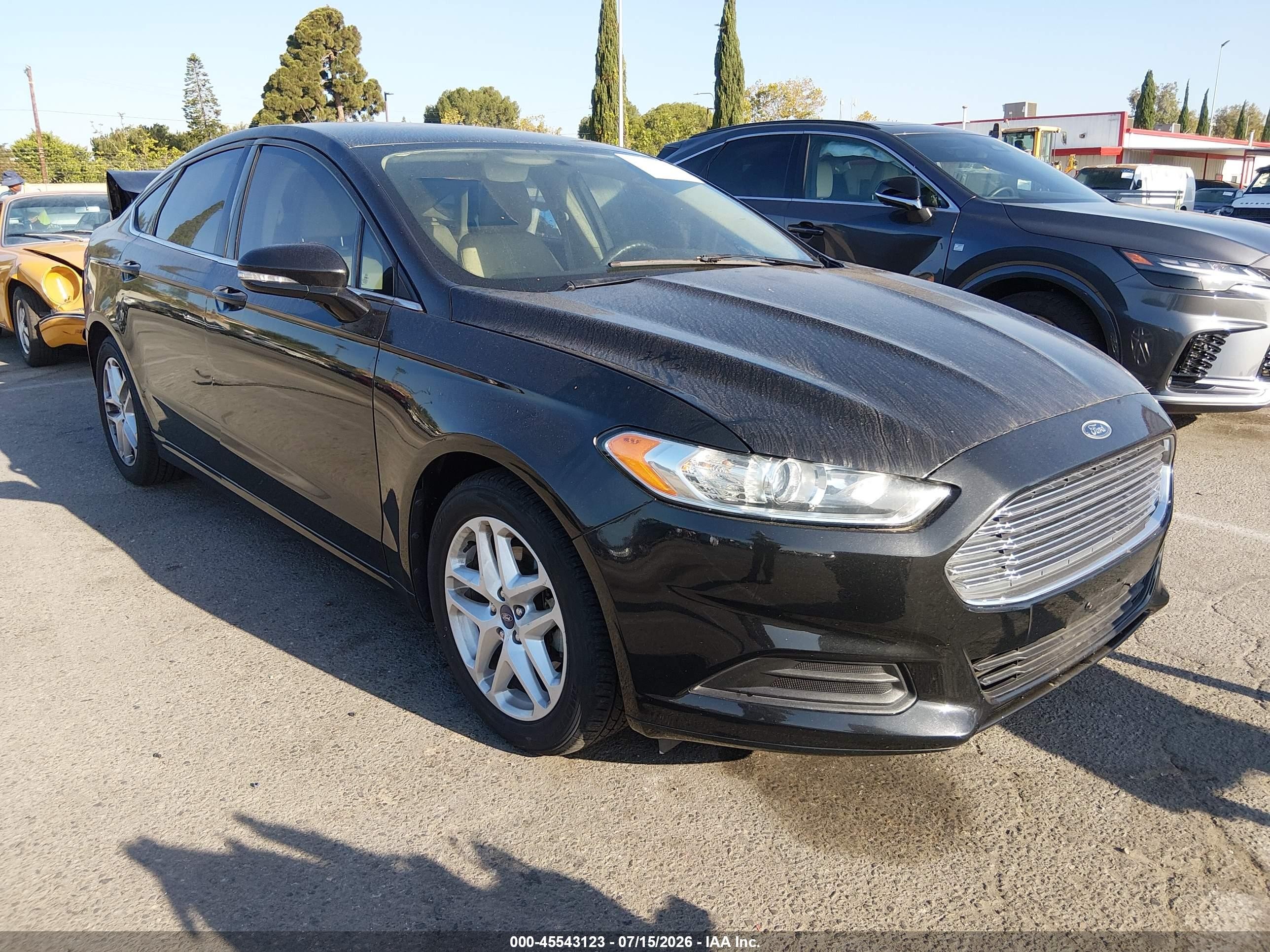 2013 Ford Fusion Se Black vin: 3FA6P0H74DR137963