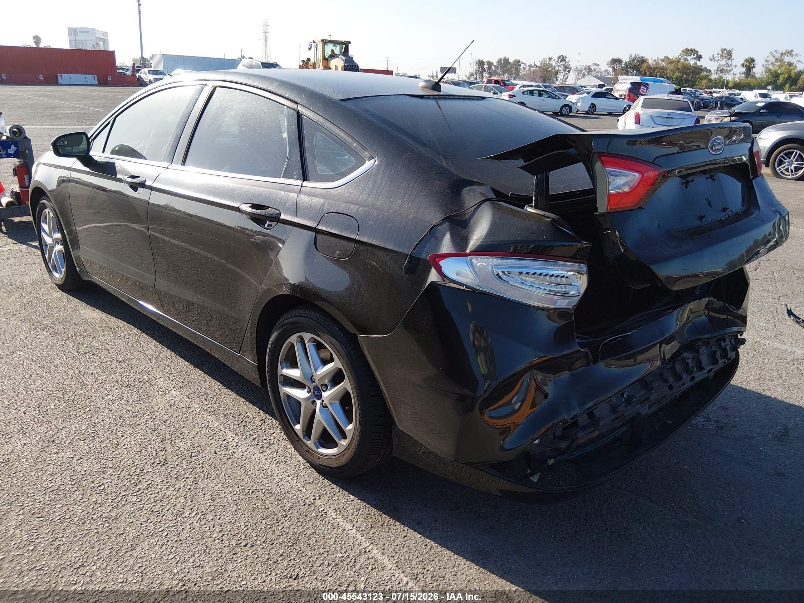 2013 Ford Fusion Se Черный vin: 3FA6P0H74DR137963