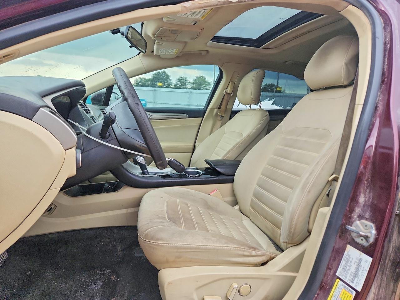 2013 Ford Fusion Se Burgundy vin: 3FA6P0H74DR141284