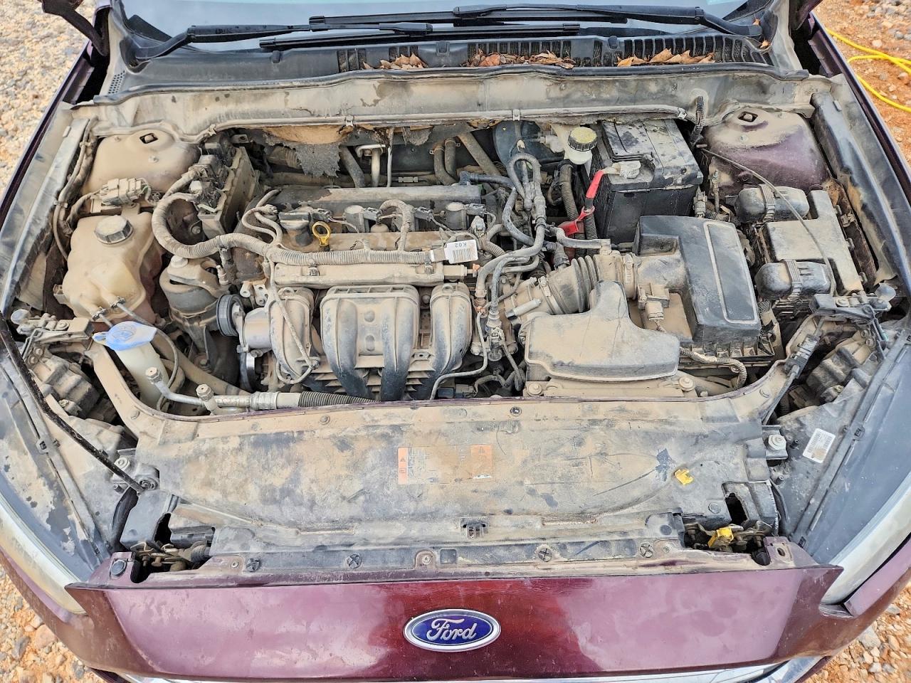 2013 Ford Fusion Se Burgundy vin: 3FA6P0H74DR141284