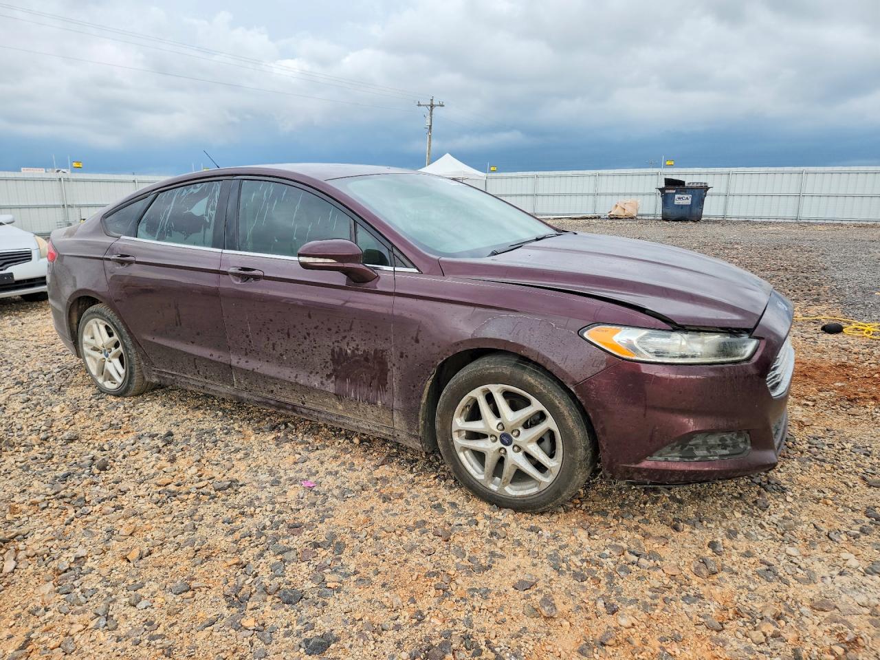 2013 Ford Fusion Se Burgundy vin: 3FA6P0H74DR141284