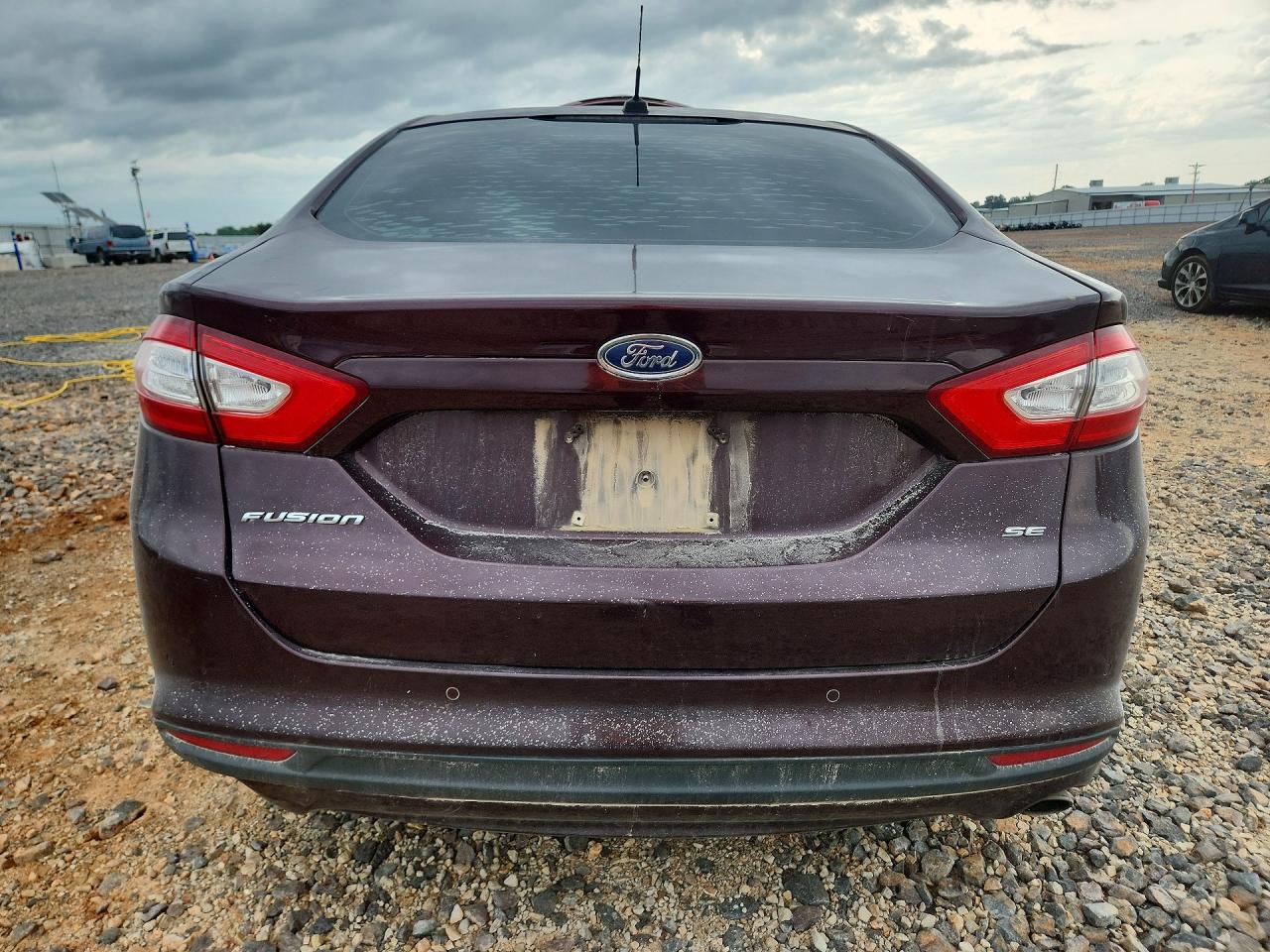 2013 Ford Fusion Se Burgundy vin: 3FA6P0H74DR141284