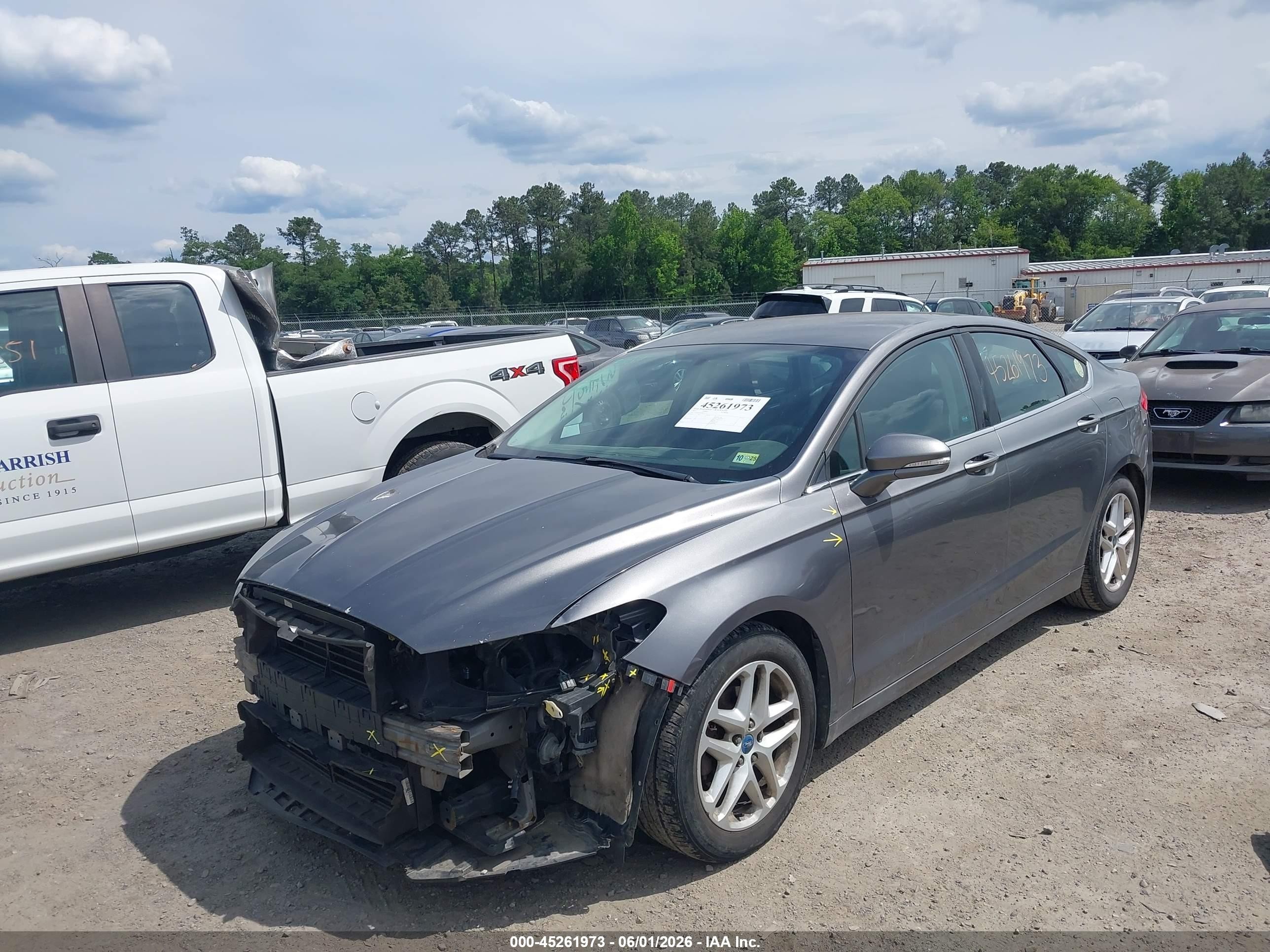 2013 Ford Fusion Se Gray vin: 3FA6P0H74DR141351