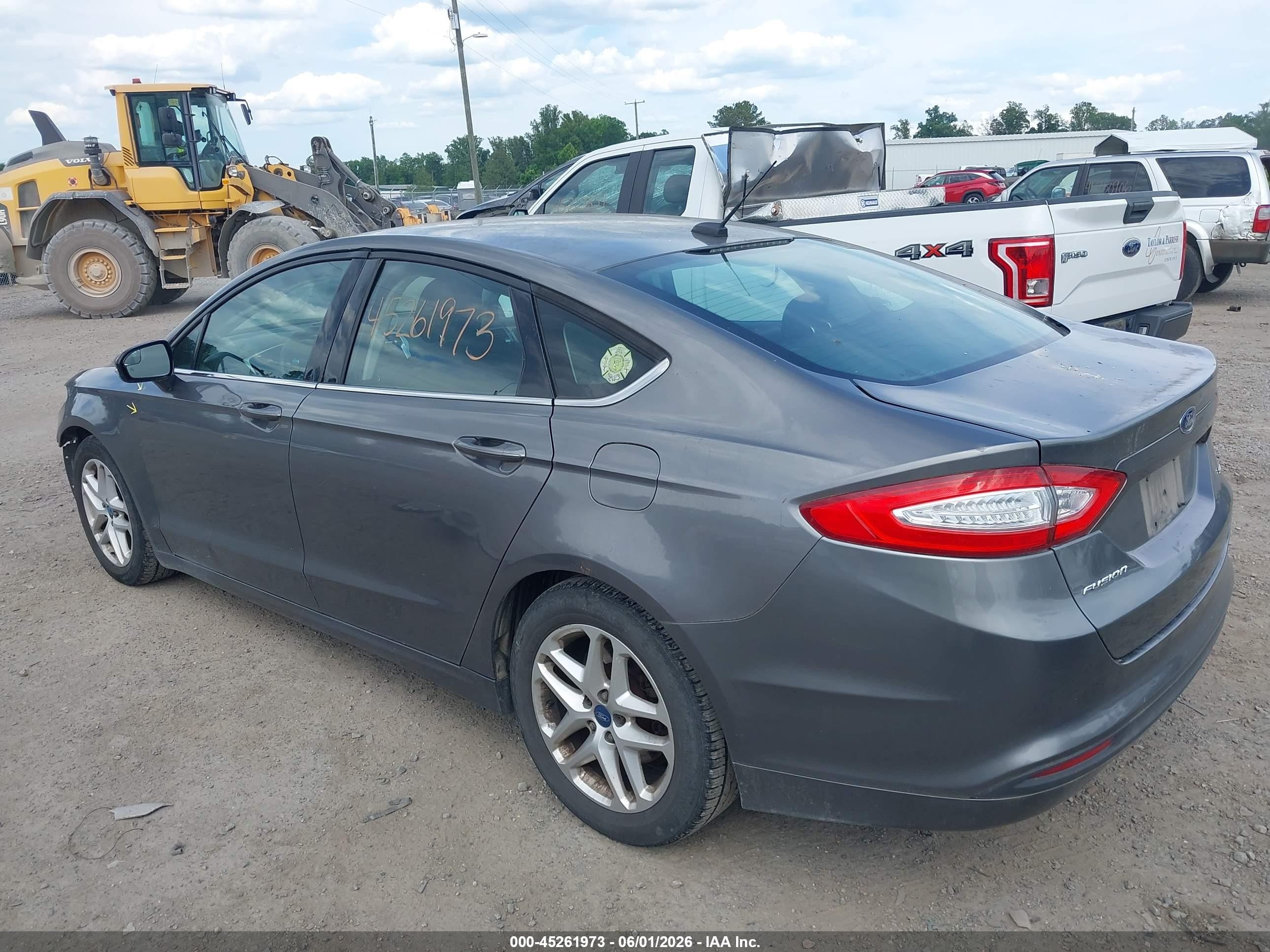 2013 Ford Fusion Se Gray vin: 3FA6P0H74DR141351