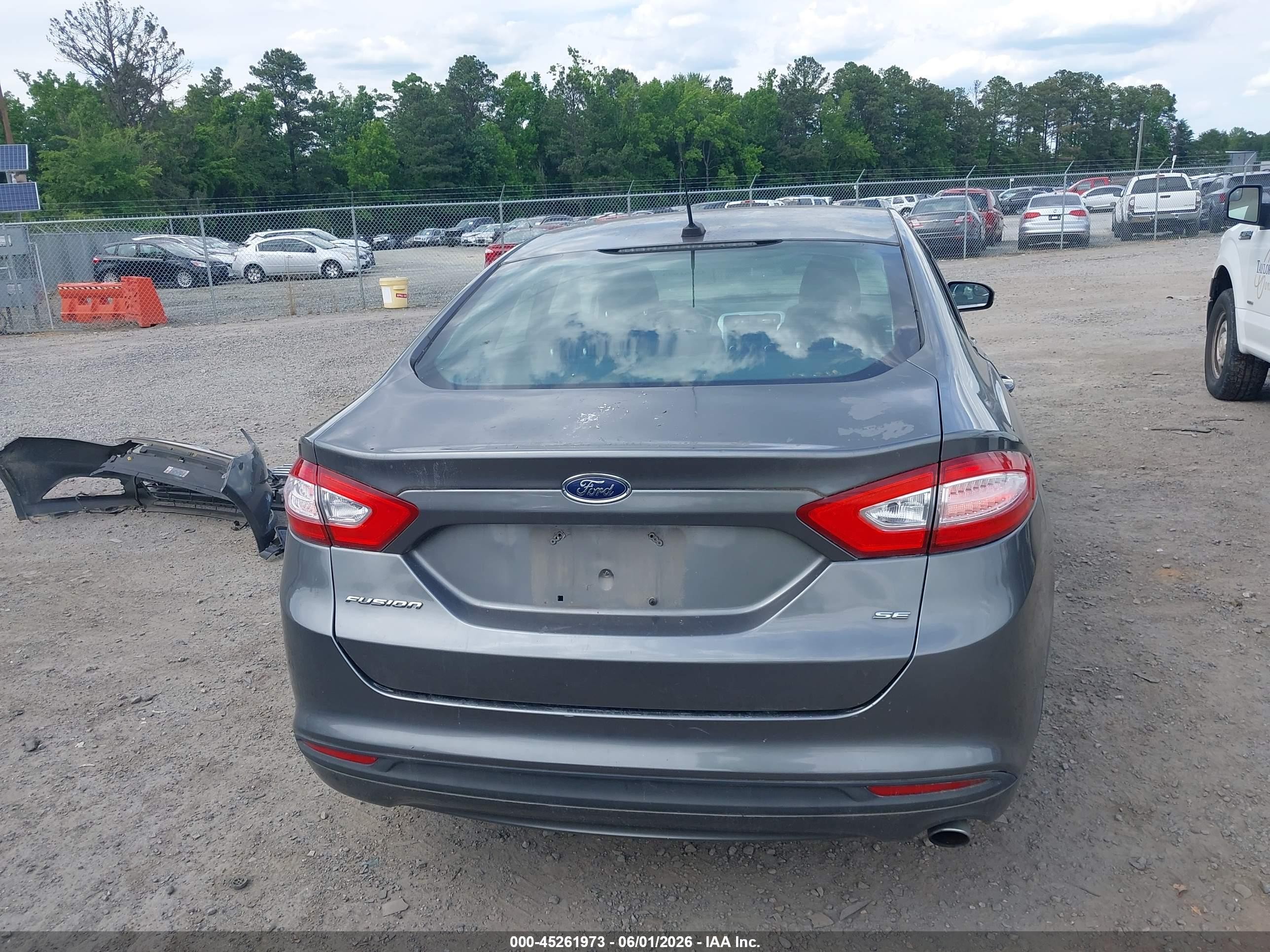 2013 Ford Fusion Se Gray vin: 3FA6P0H74DR141351