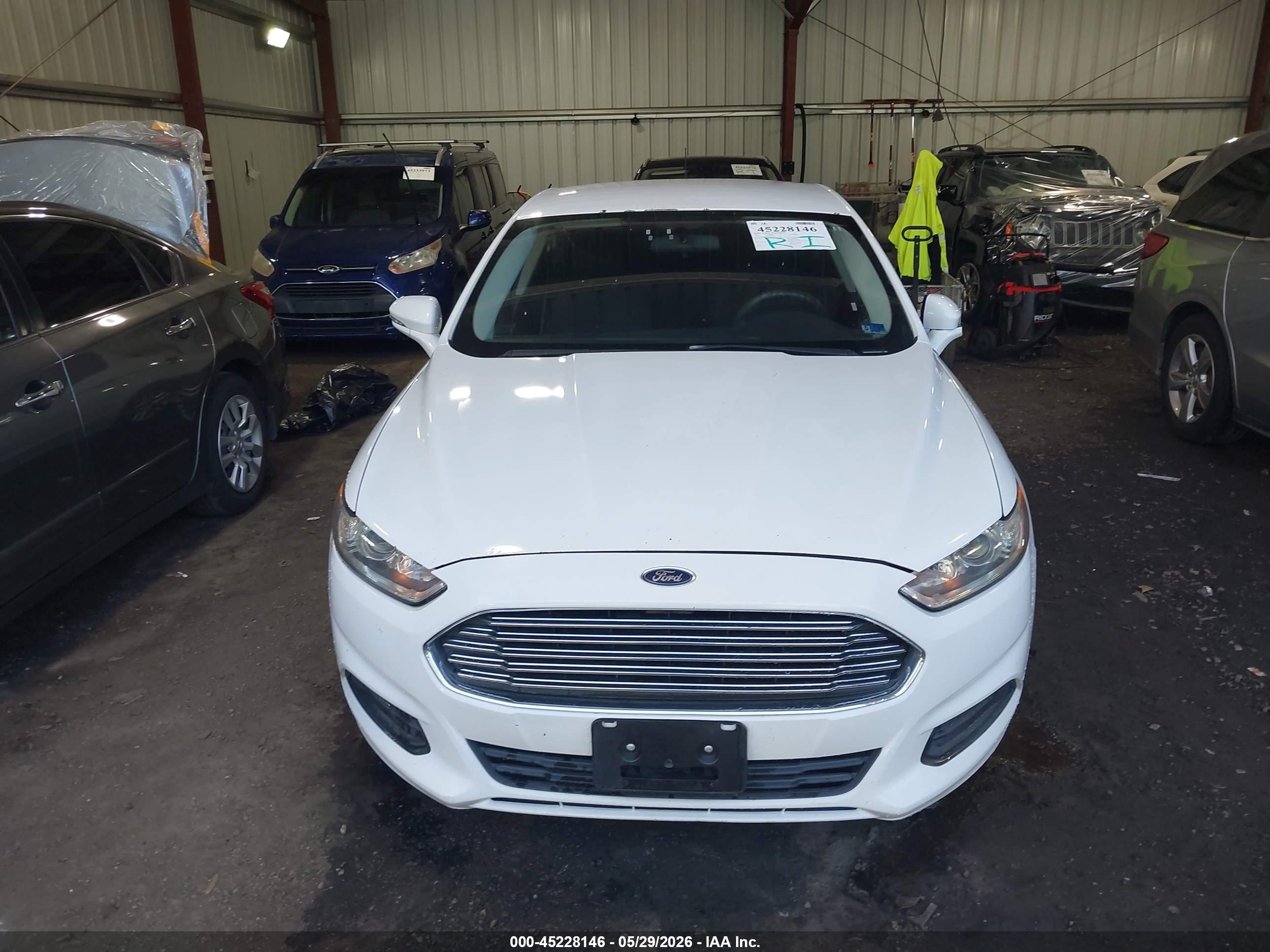 2013 Ford Fusion Se White vin: 3FA6P0H74DR160255