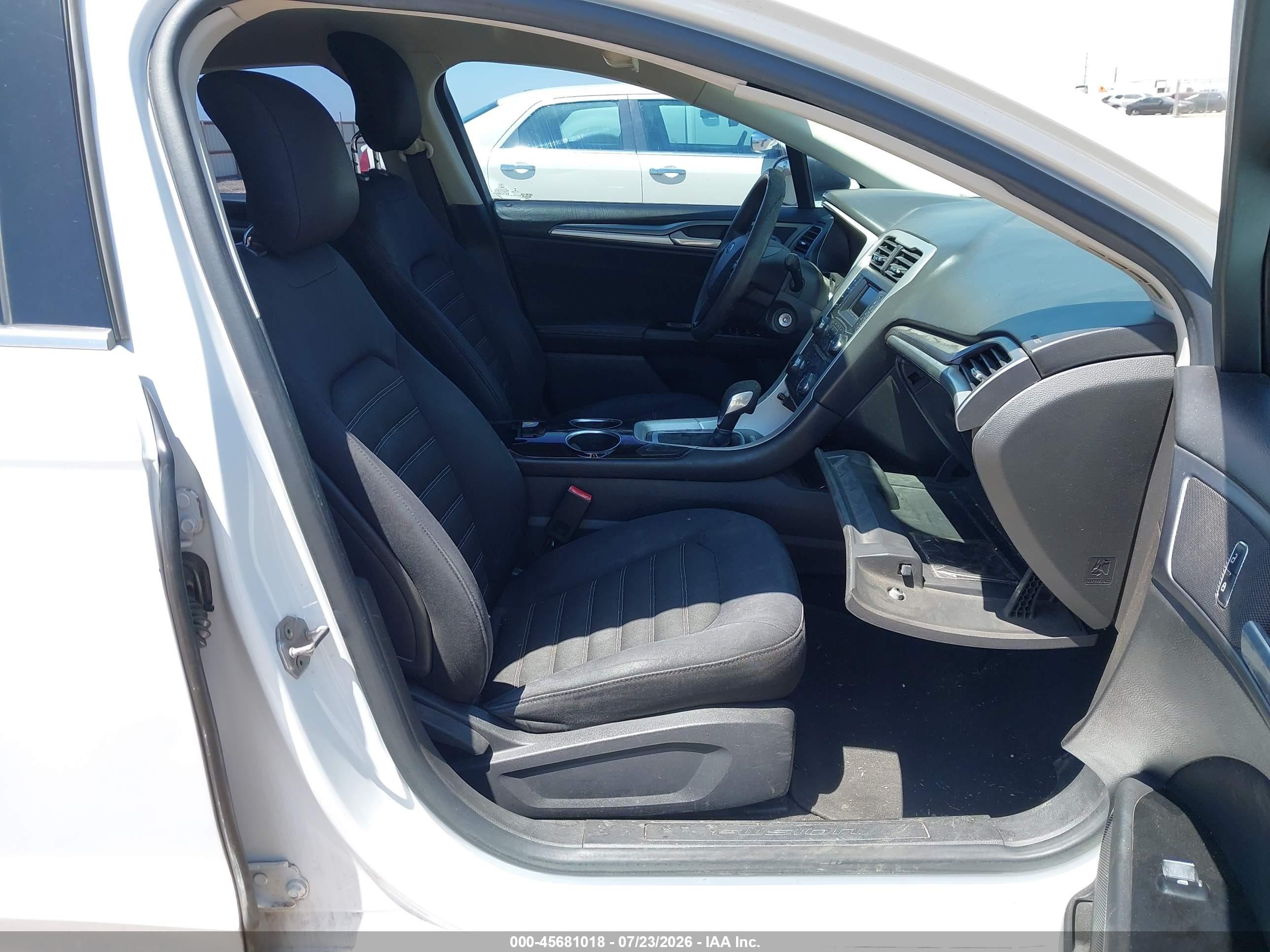 2013 Ford Fusion Se White vin: 3FA6P0H74DR170428