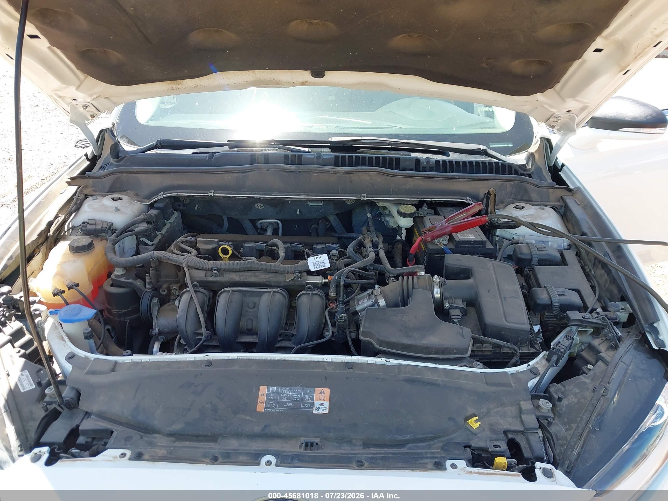 2013 Ford Fusion Se White vin: 3FA6P0H74DR170428