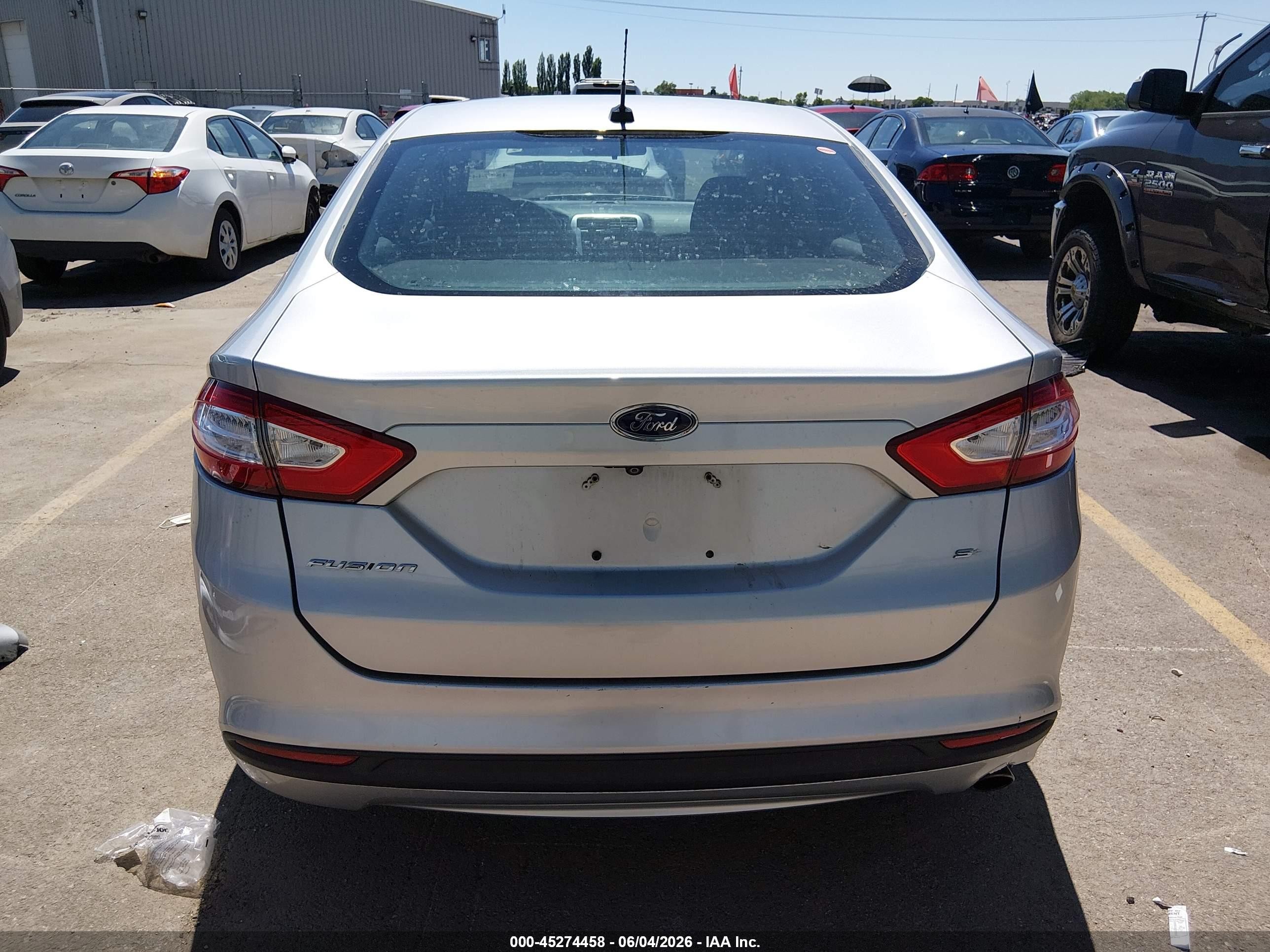 2013 Ford Fusion Se Silver vin: 3FA6P0H74DR177976