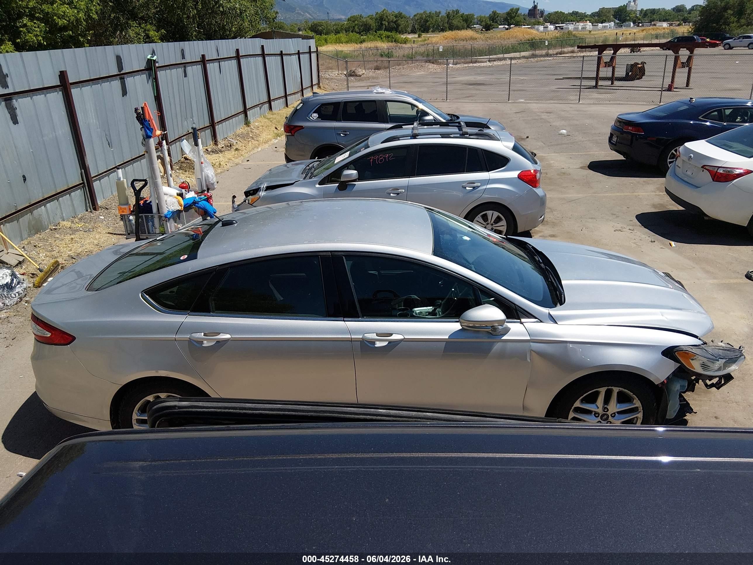2013 Ford Fusion Se Silver vin: 3FA6P0H74DR177976