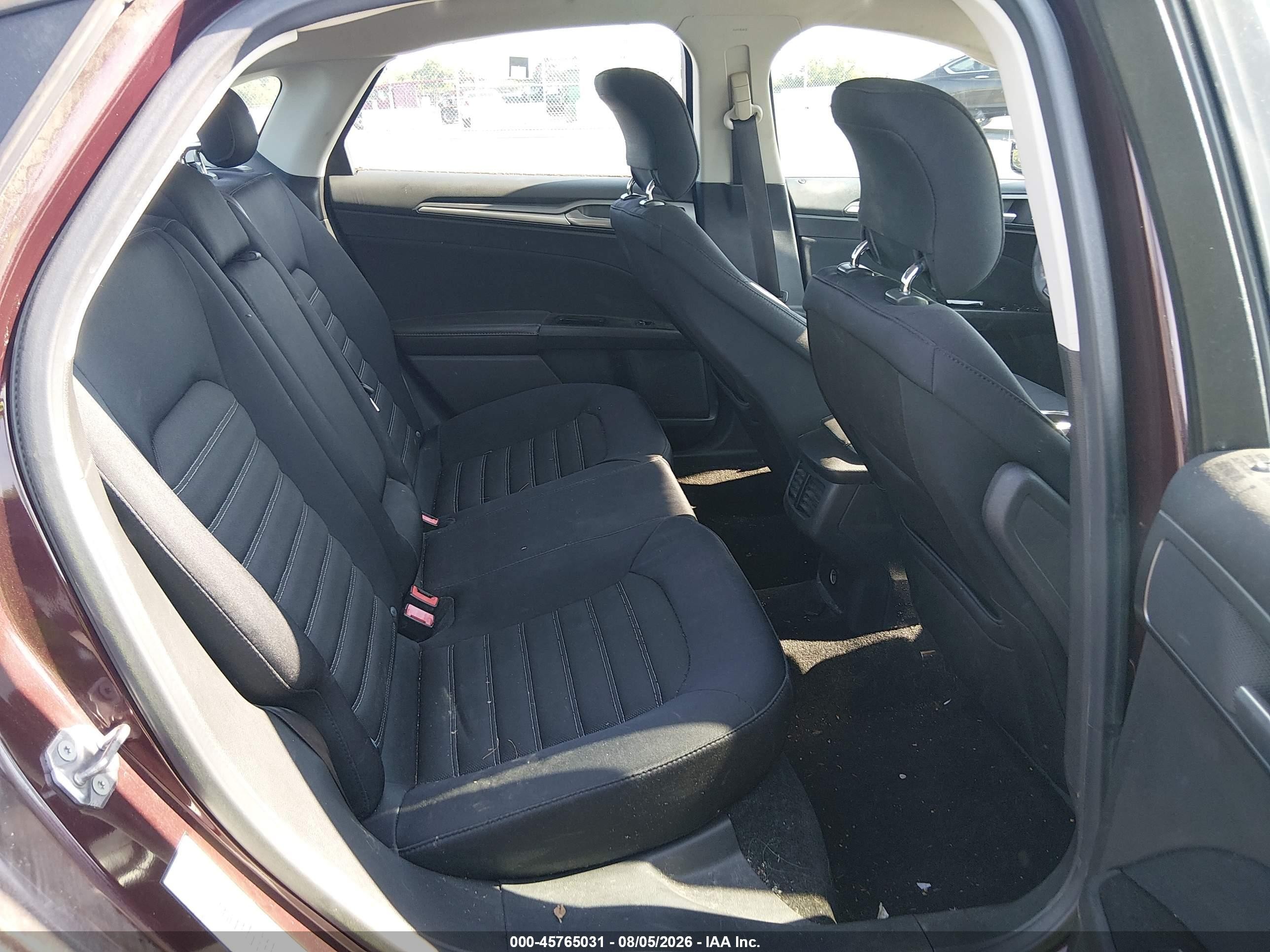 2013 Ford Fusion Se Maroon vin: 3FA6P0H74DR204772