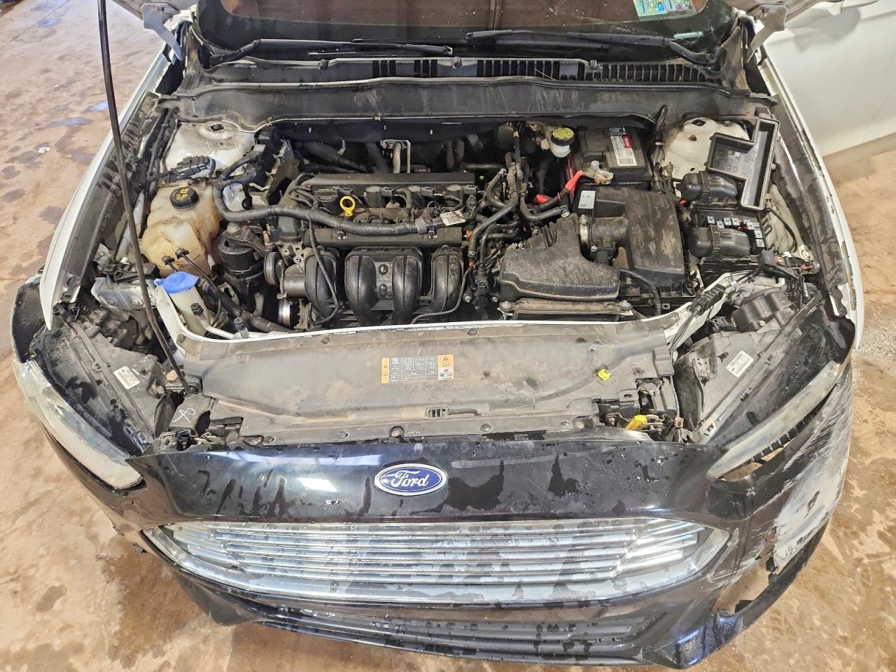 2013 Ford Fusion Se White vin: 3FA6P0H74DR249646