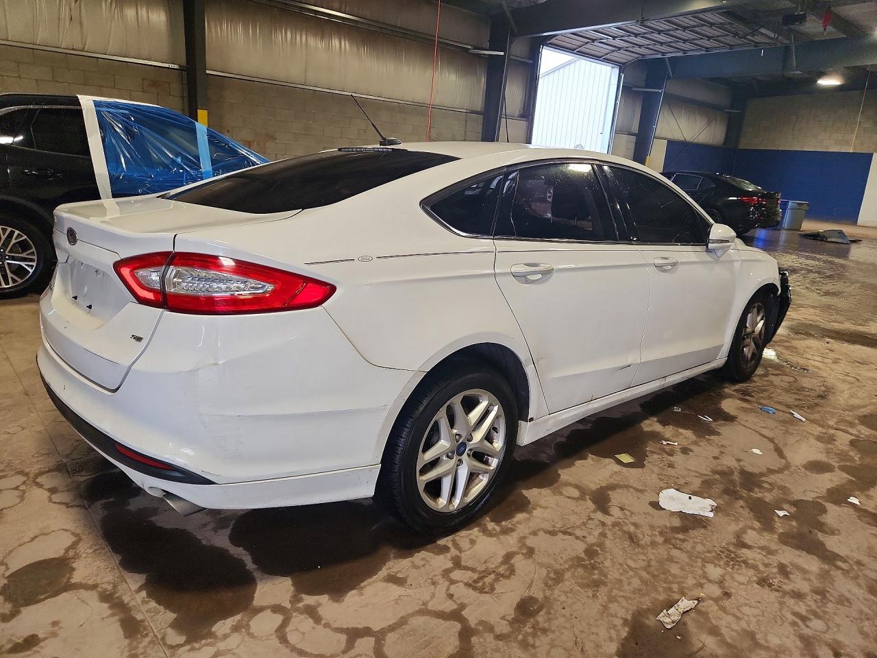 2013 Ford Fusion Se White vin: 3FA6P0H74DR249646