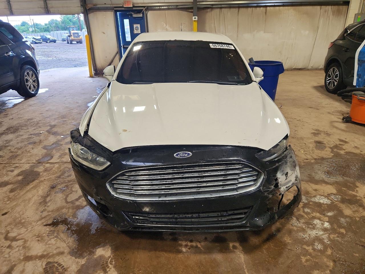 2013 Ford Fusion Se White vin: 3FA6P0H74DR249646