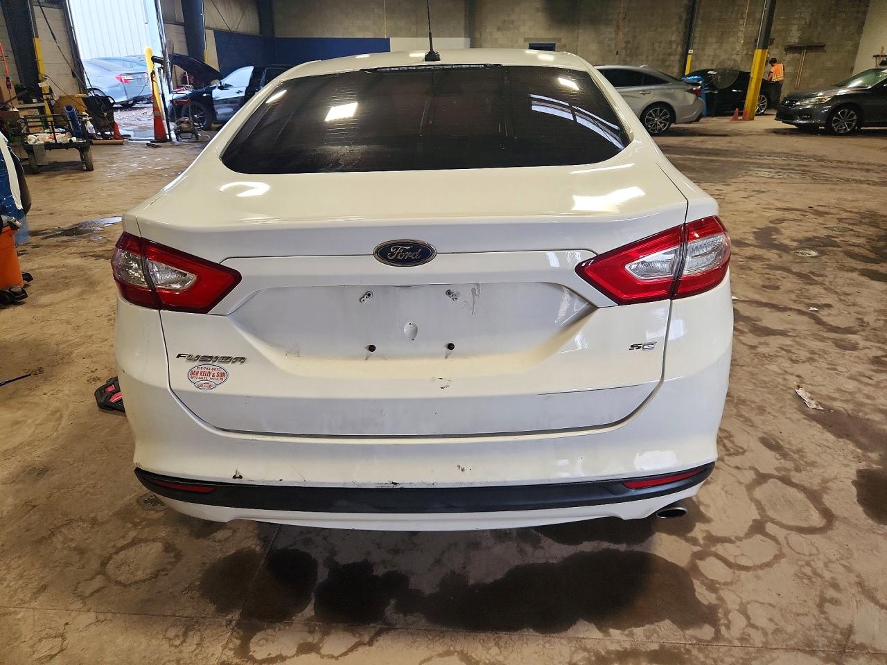 2013 Ford Fusion Se White vin: 3FA6P0H74DR249646