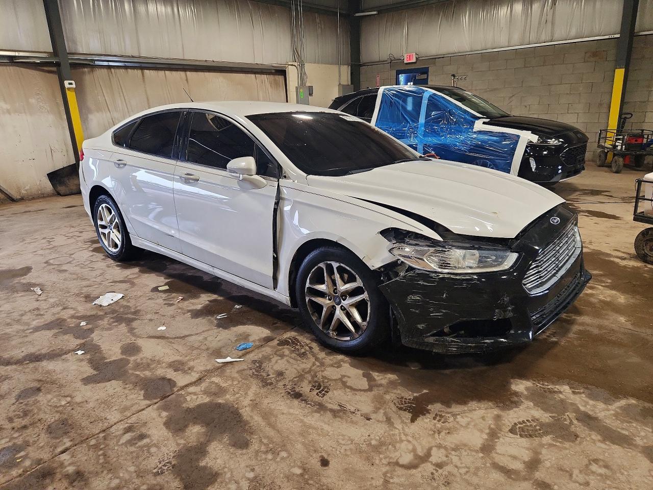 2013 Ford Fusion Se White vin: 3FA6P0H74DR249646