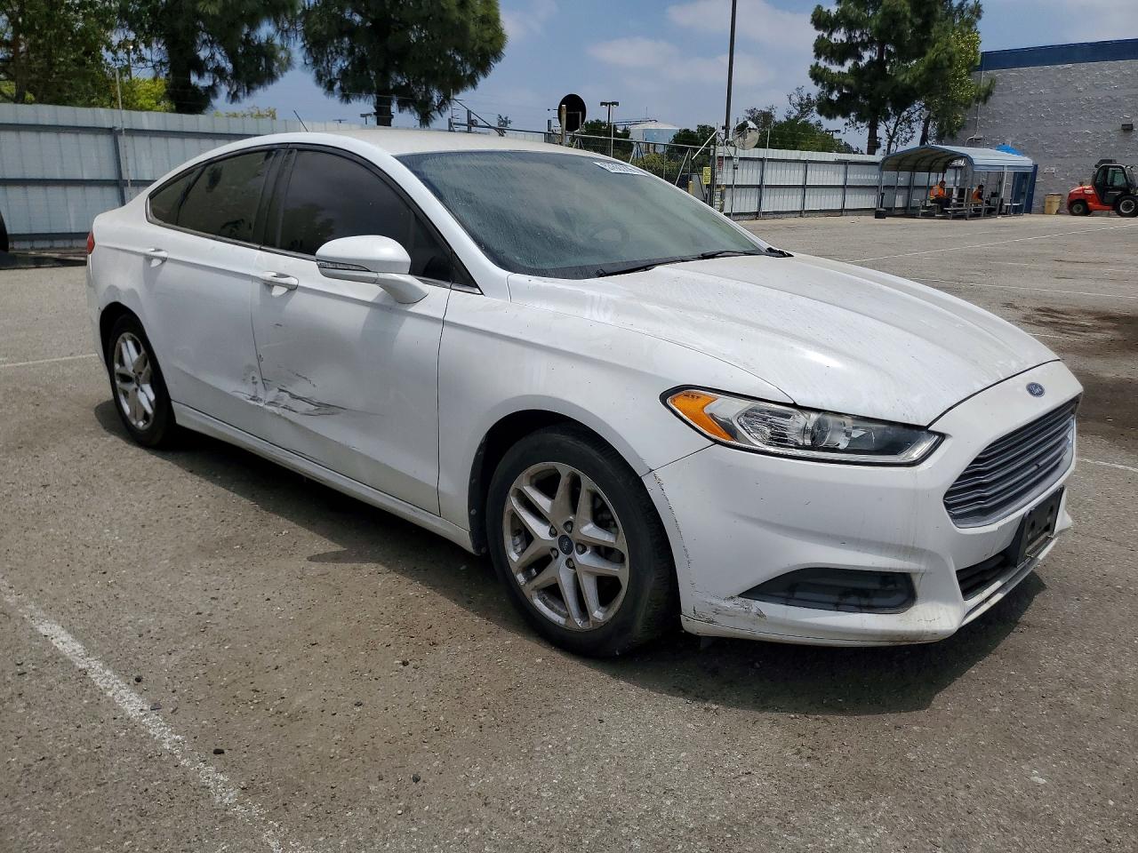 2013 Ford Fusion Se White vin: 3FA6P0H74DR325107