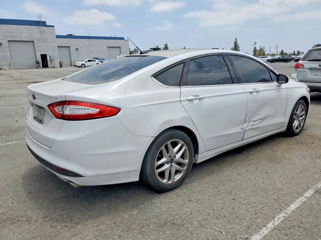 2013 Ford Fusion Se White vin: 3FA6P0H74DR325107