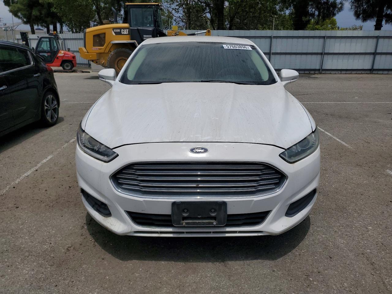 2013 Ford Fusion Se White vin: 3FA6P0H74DR325107