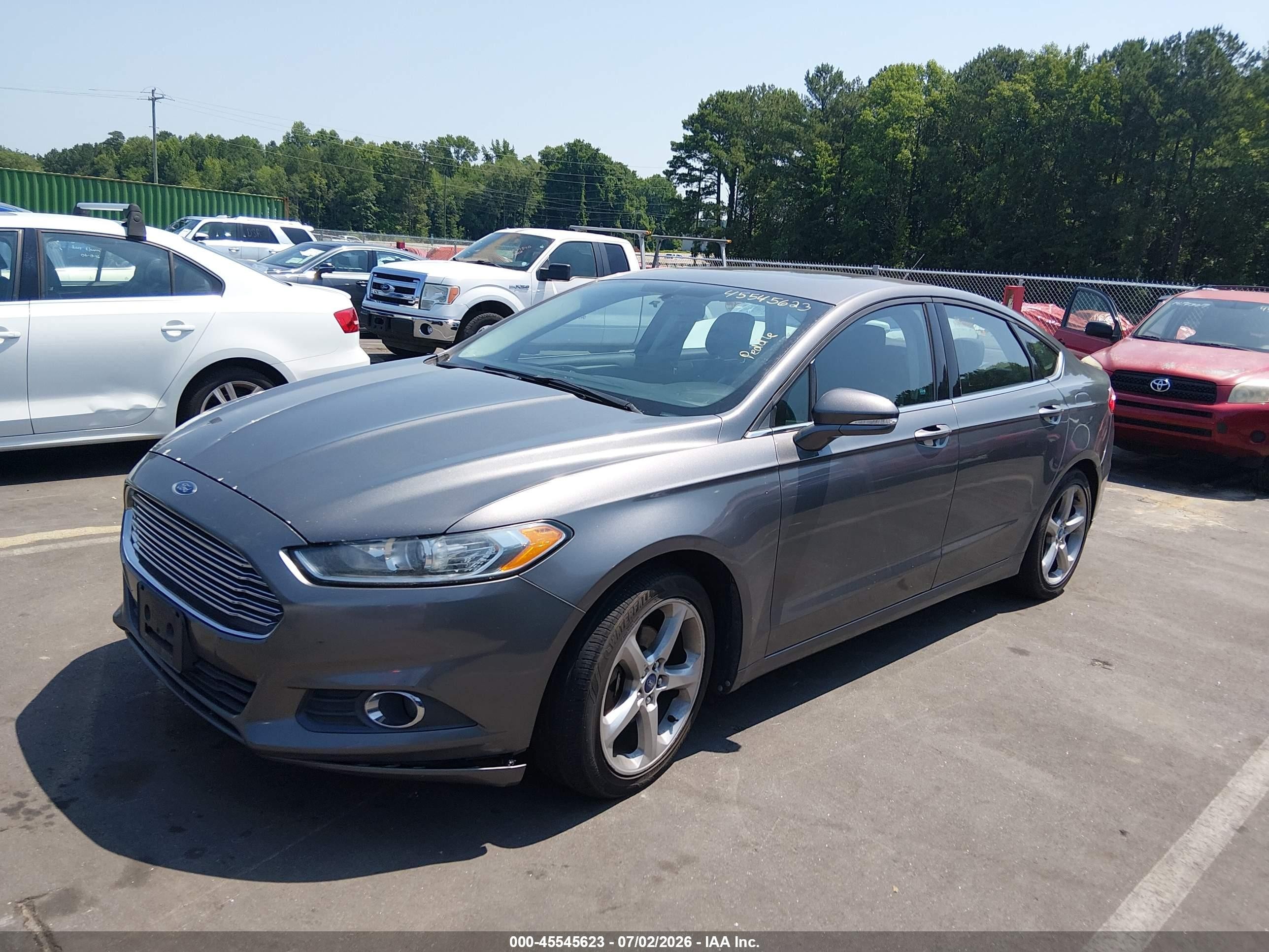 2013 Ford Fusion Se Gray vin: 3FA6P0H74DR335832