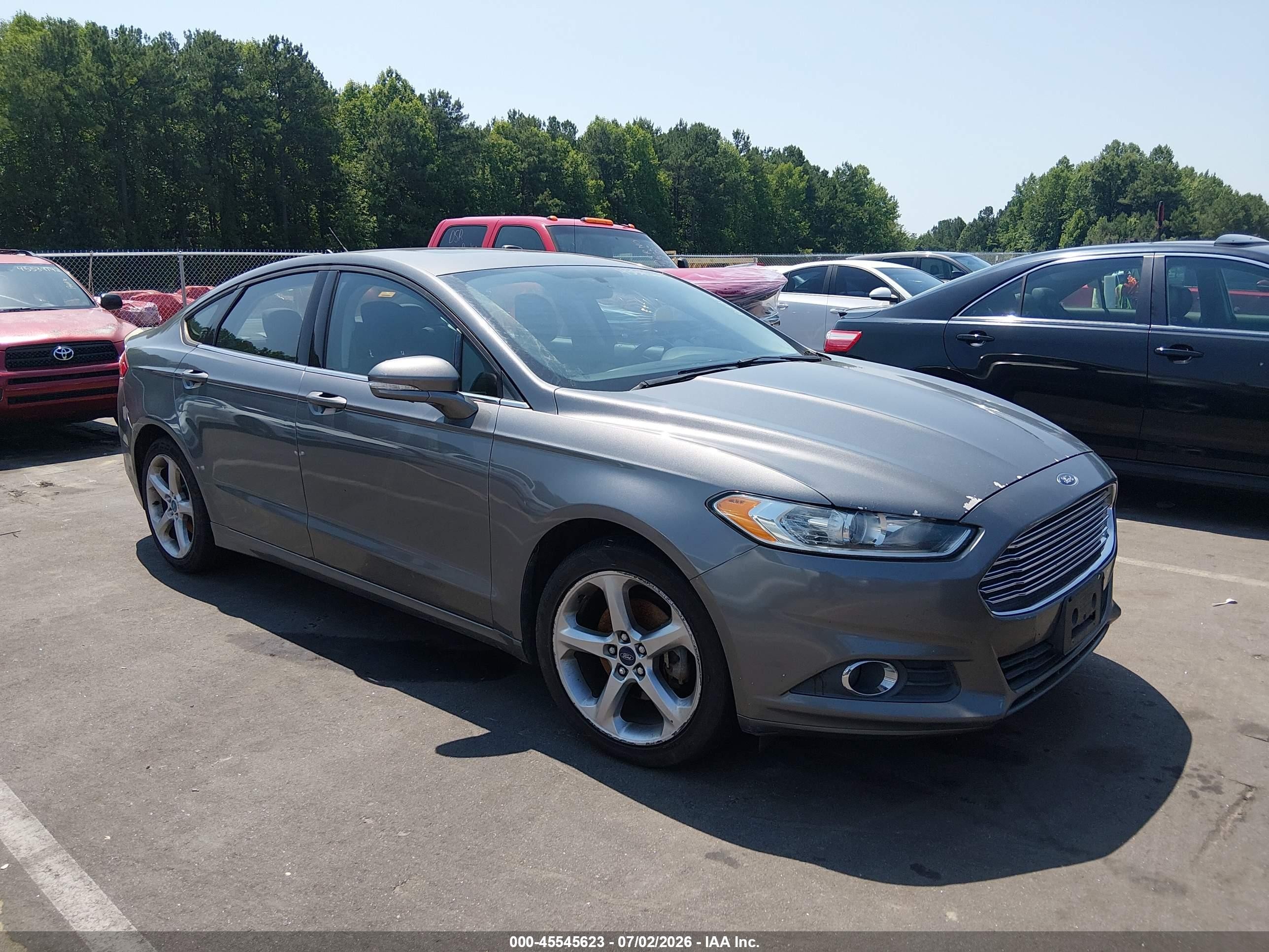 2013 Ford Fusion Se Gray vin: 3FA6P0H74DR335832