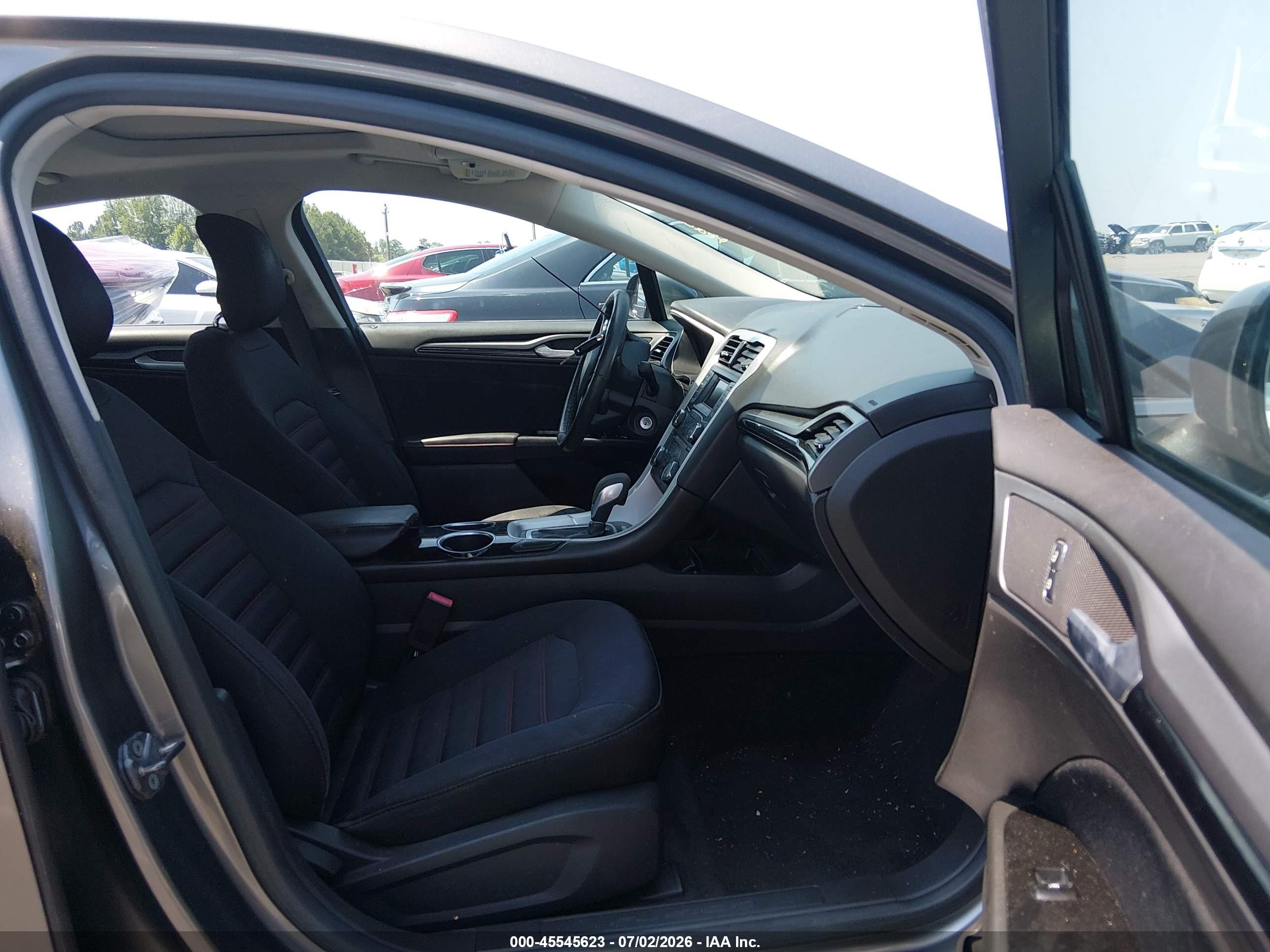 2013 Ford Fusion Se Gray vin: 3FA6P0H74DR335832