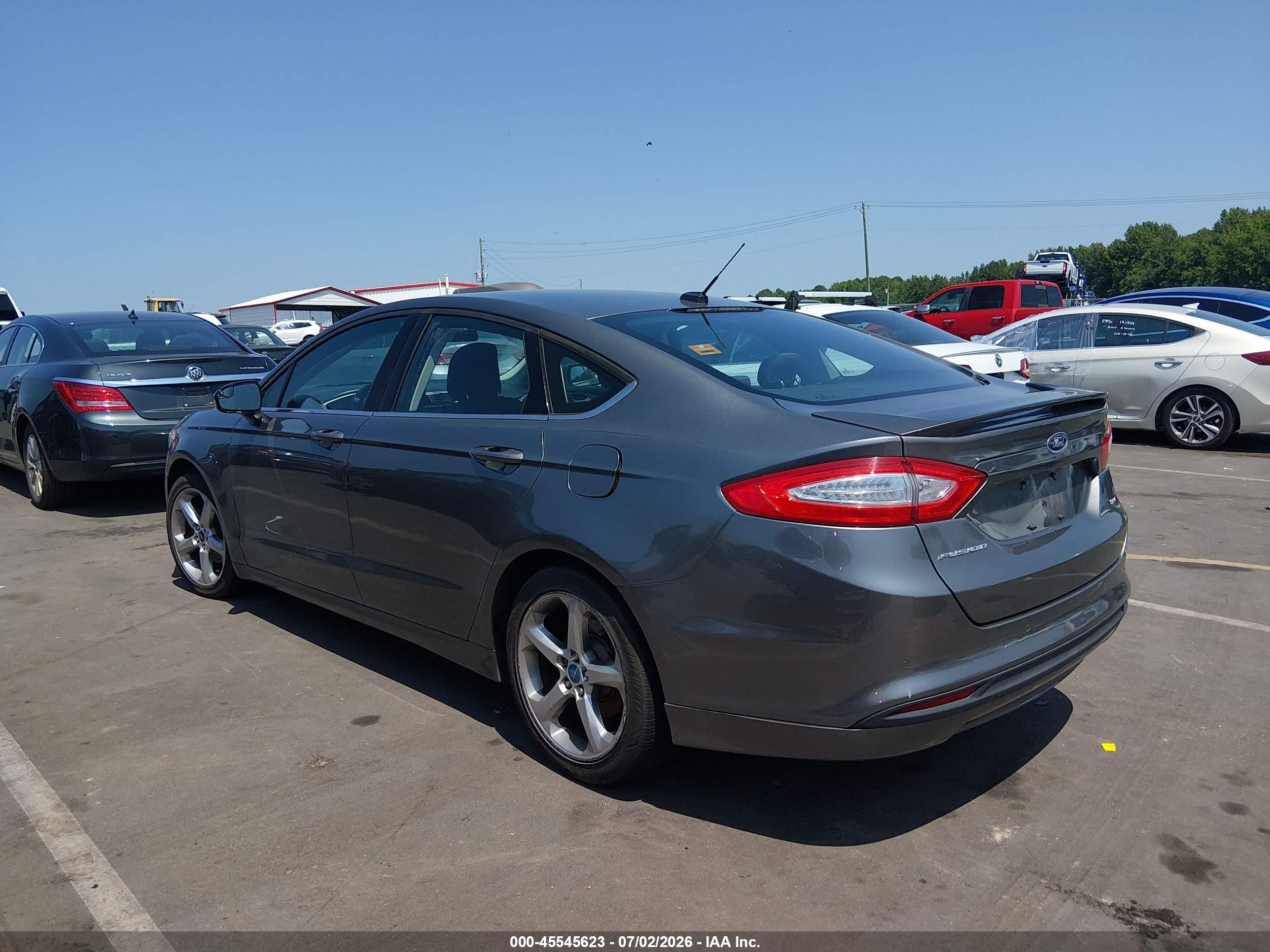 2013 Ford Fusion Se Gray vin: 3FA6P0H74DR335832