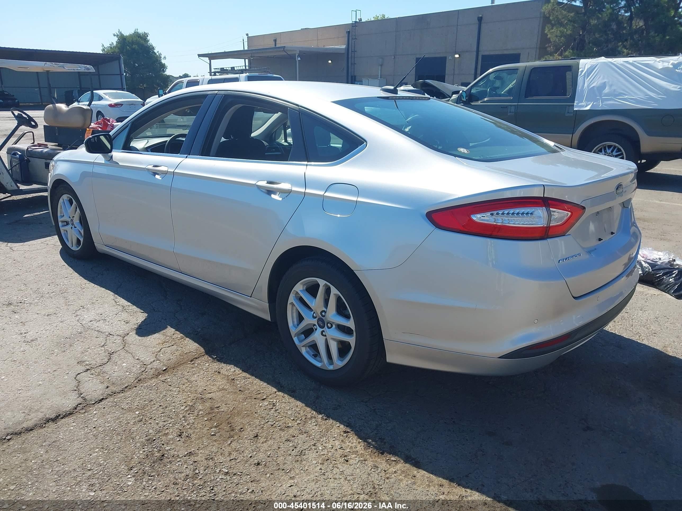 2014 Ford Fusion Se Silver vin: 3FA6P0H74ER143702