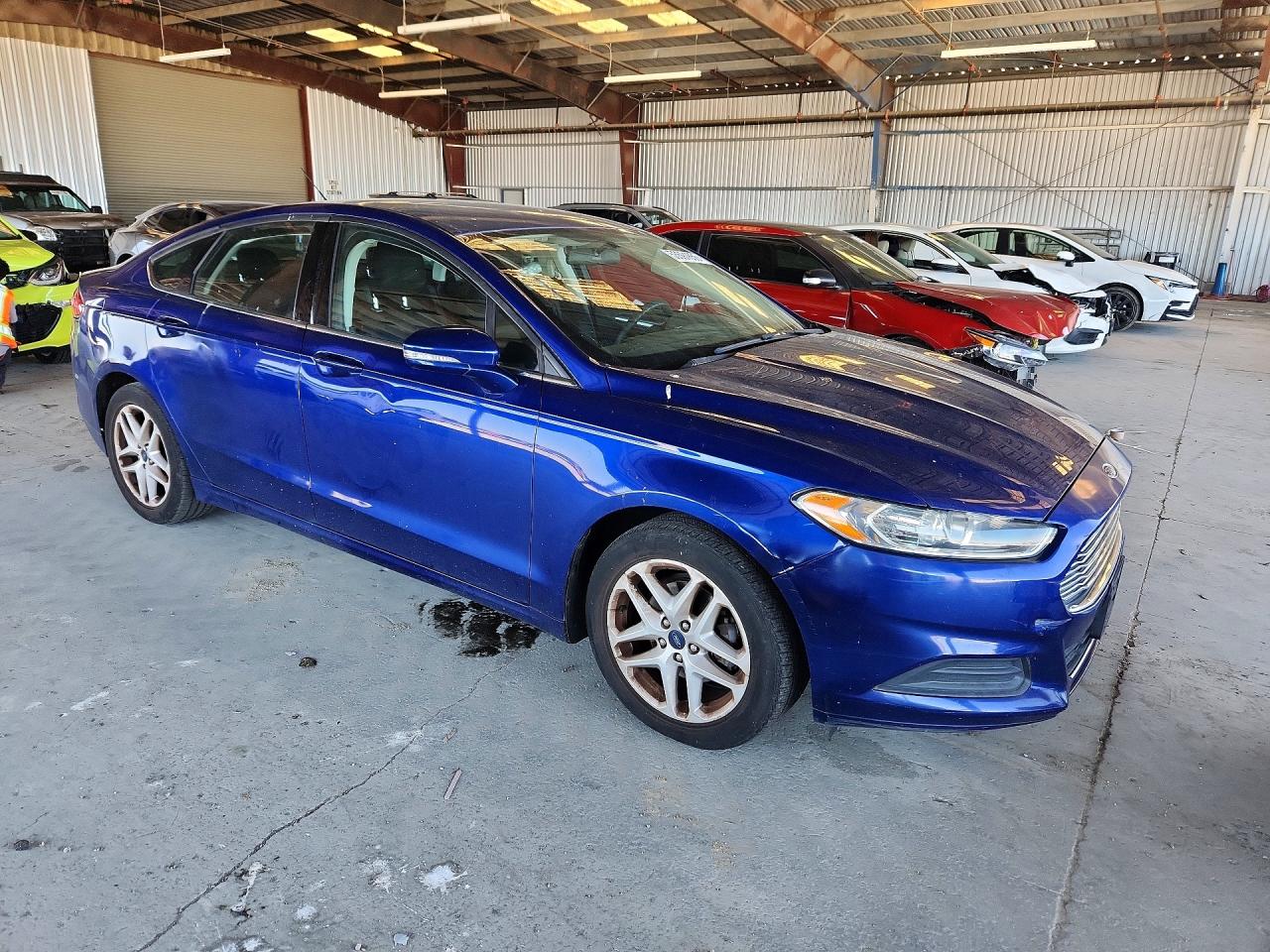 2014 Ford Fusion Se Синий vin: 3FA6P0H74ER170446