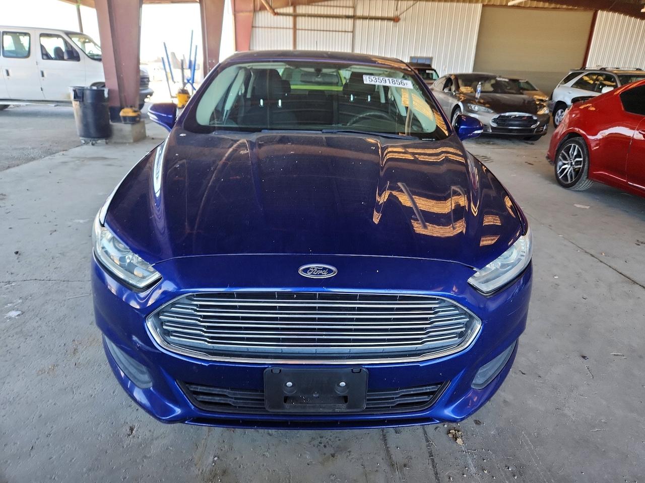 2014 Ford Fusion Se Синий vin: 3FA6P0H74ER170446