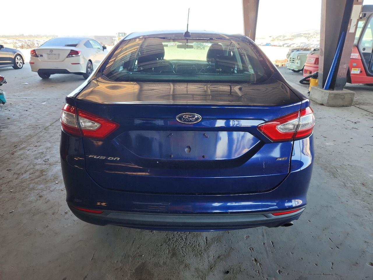 2014 Ford Fusion Se Синий vin: 3FA6P0H74ER170446