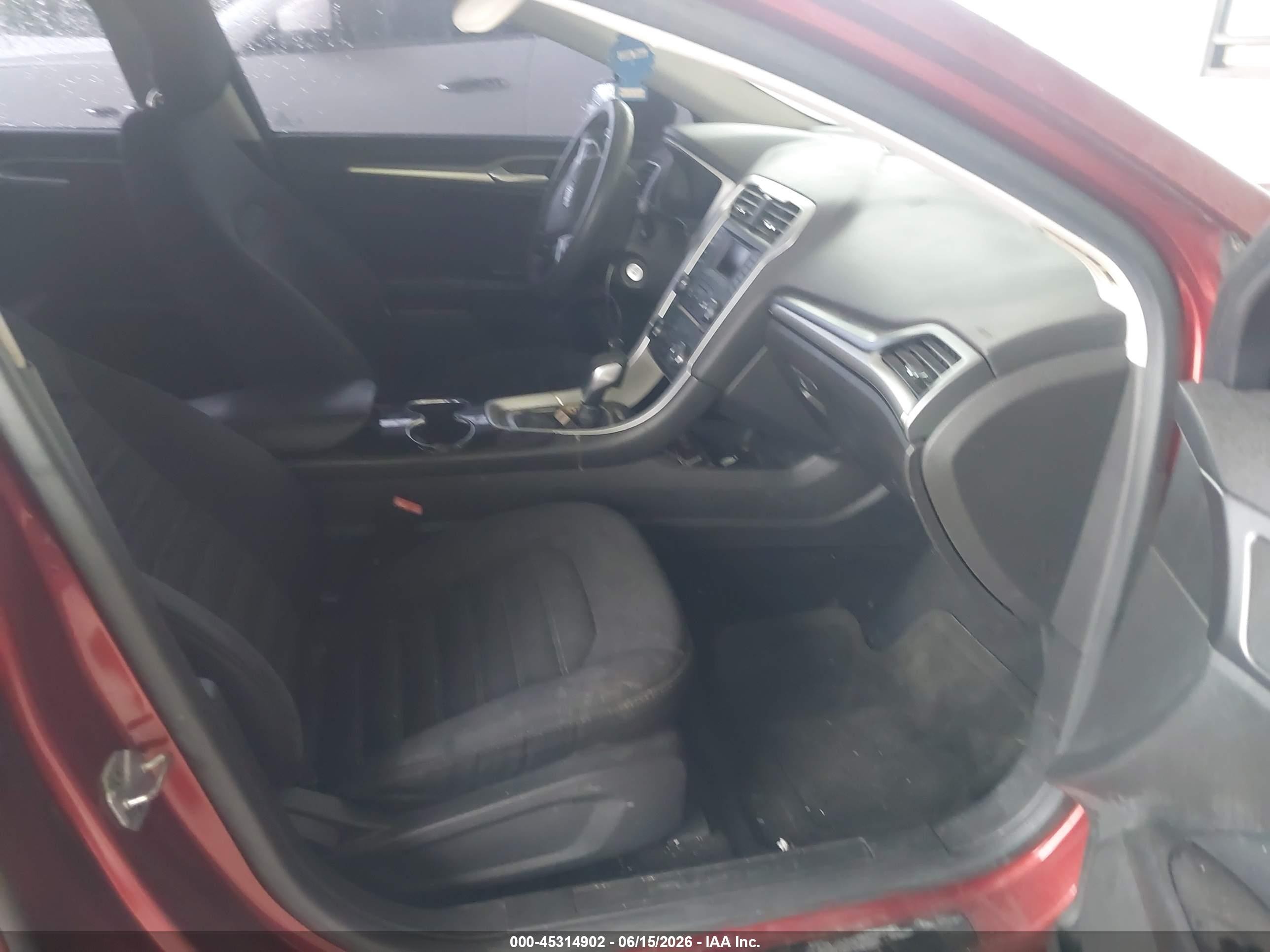 2014 Ford Fusion Se Orange vin: 3FA6P0H74ER175453