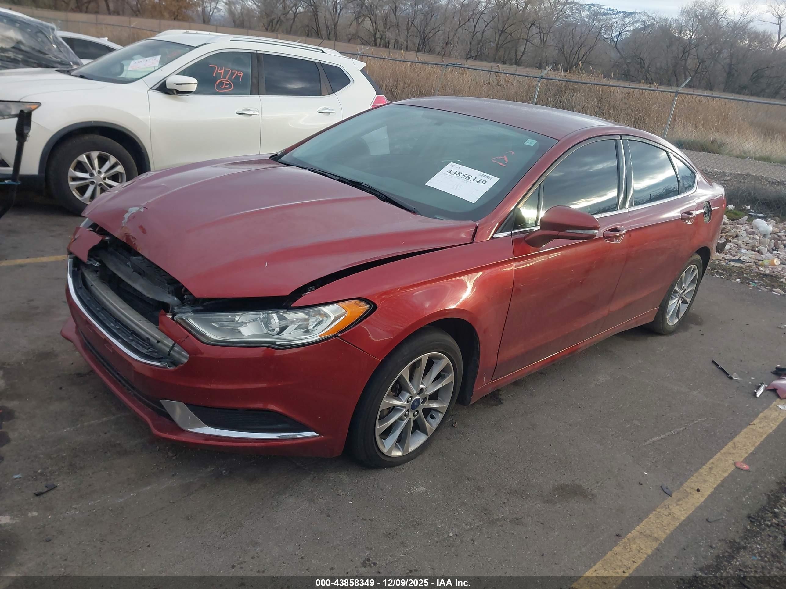 2014 Ford Fusion Se Red vin: 3FA6P0H74ER214655