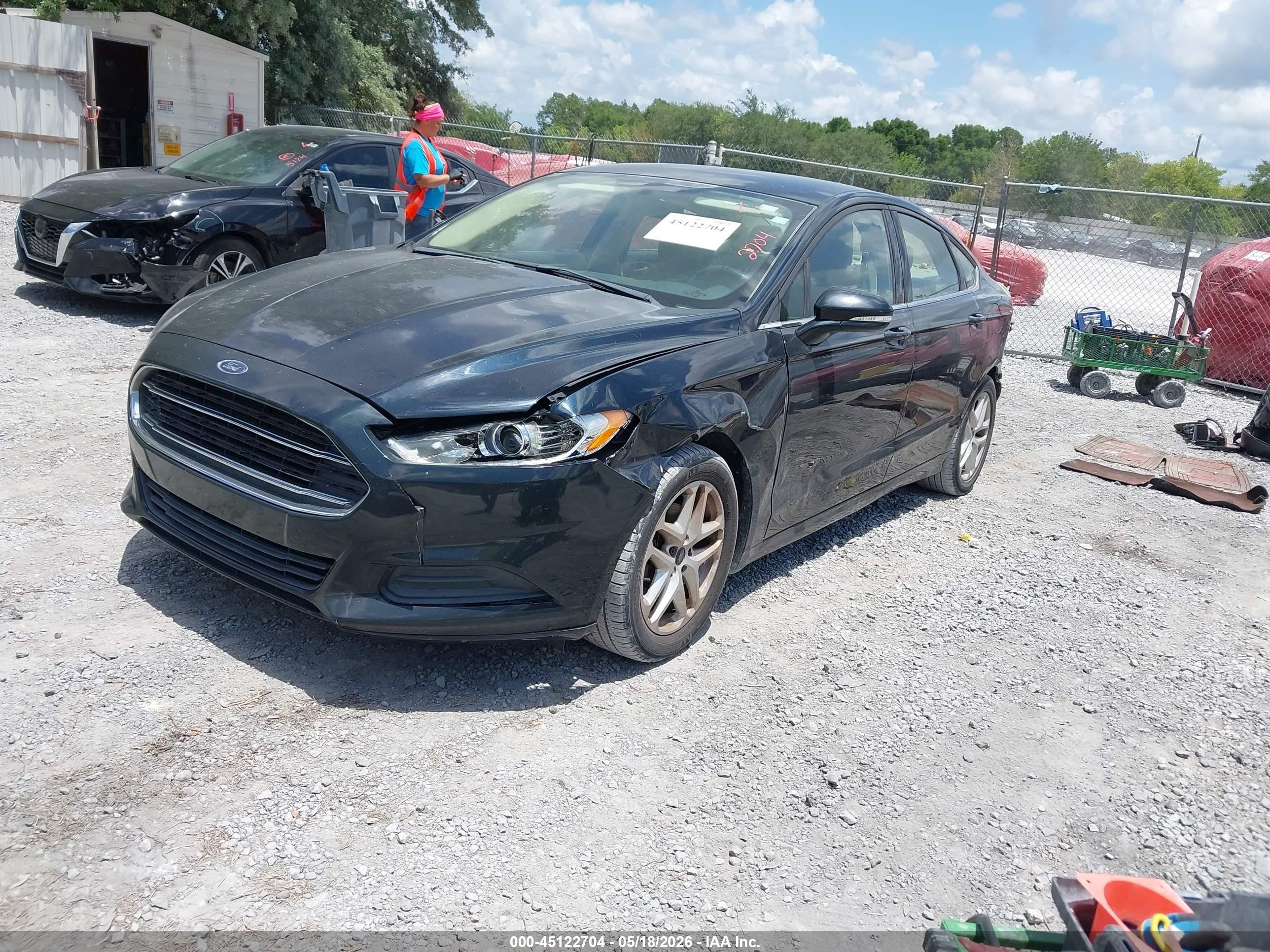 2014 Ford Fusion Se Dark Blue vin: 3FA6P0H74ER252063