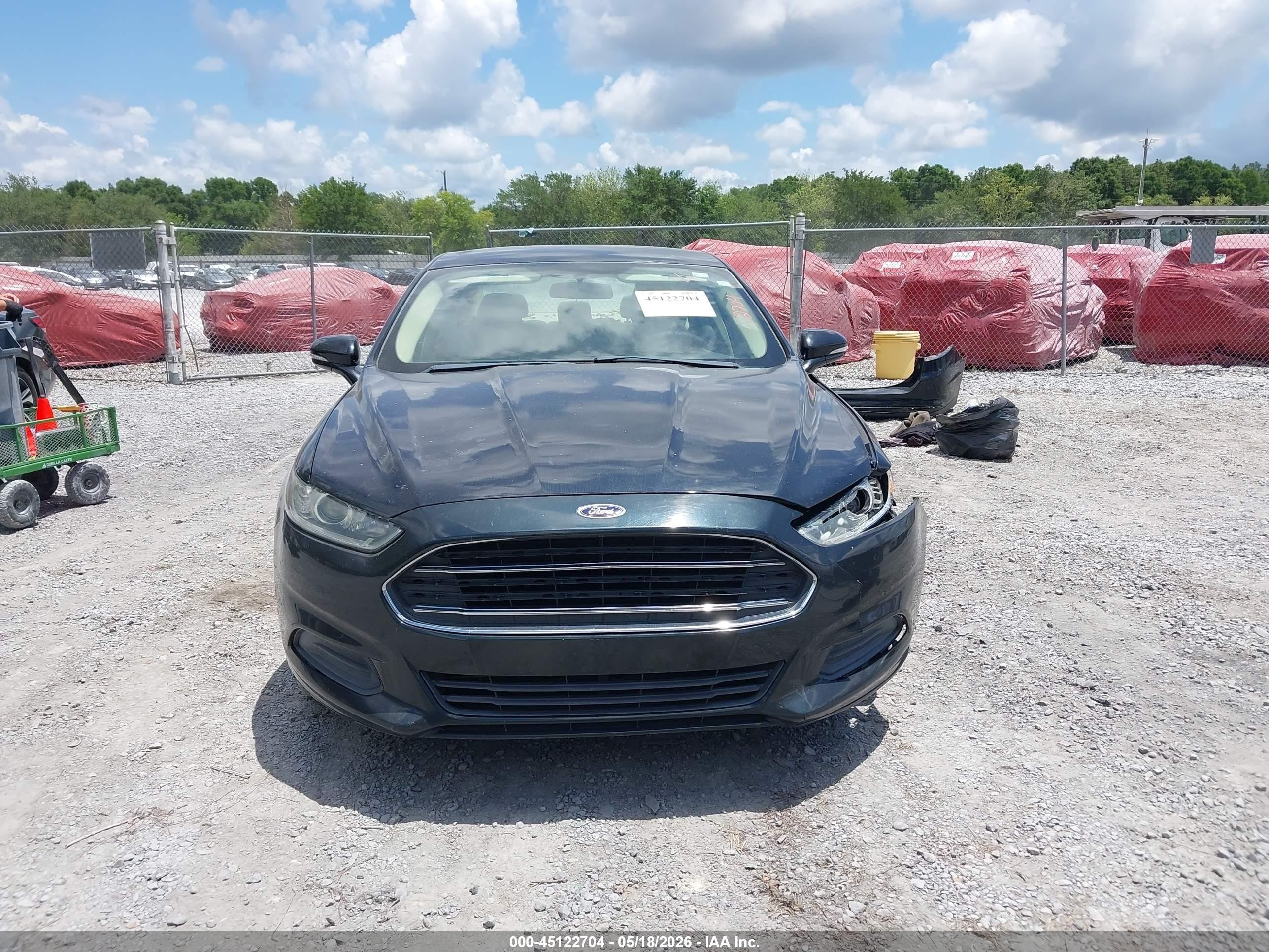 2014 Ford Fusion Se Dark Blue vin: 3FA6P0H74ER252063