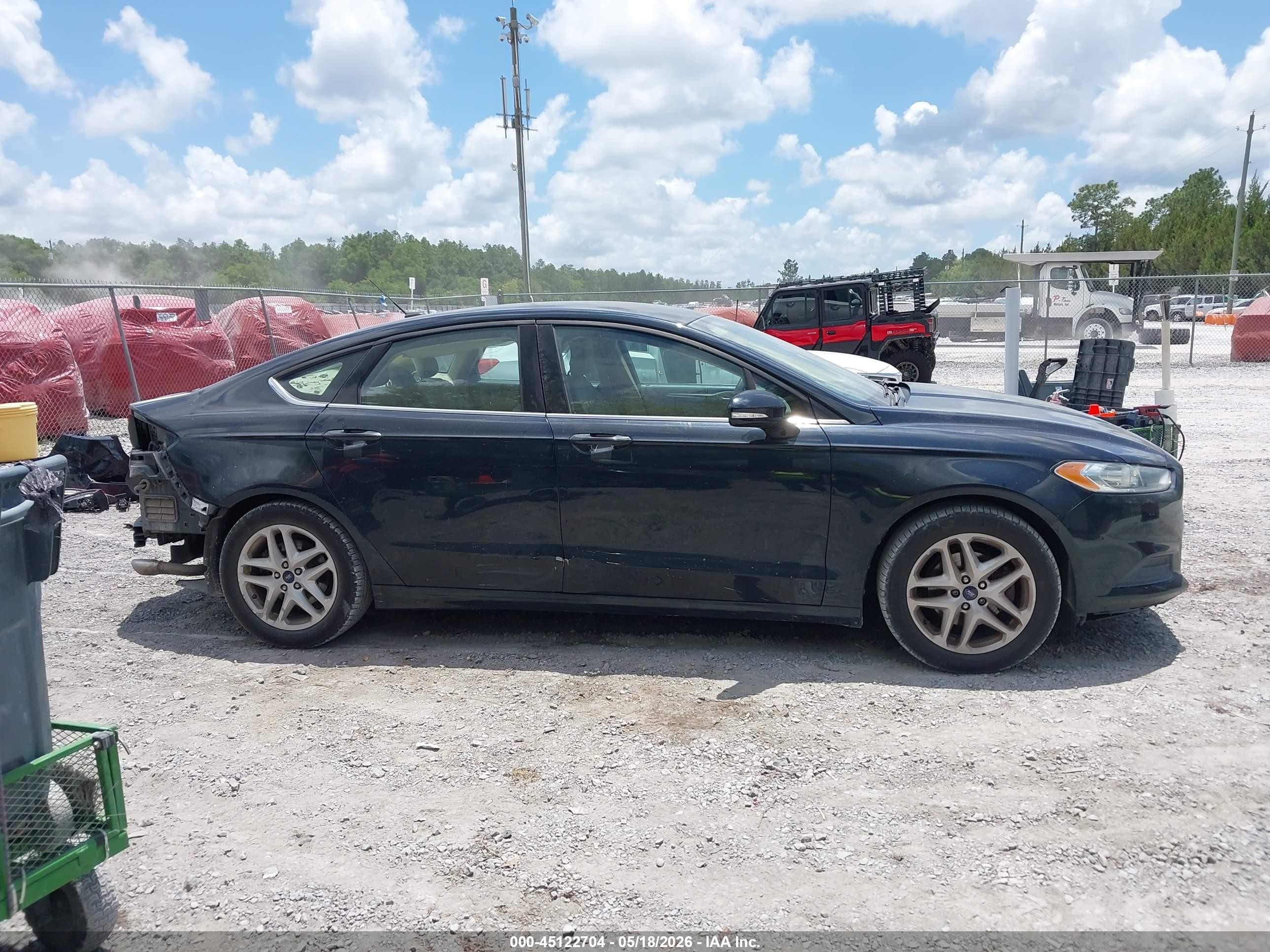 2014 Ford Fusion Se Dark Blue vin: 3FA6P0H74ER252063