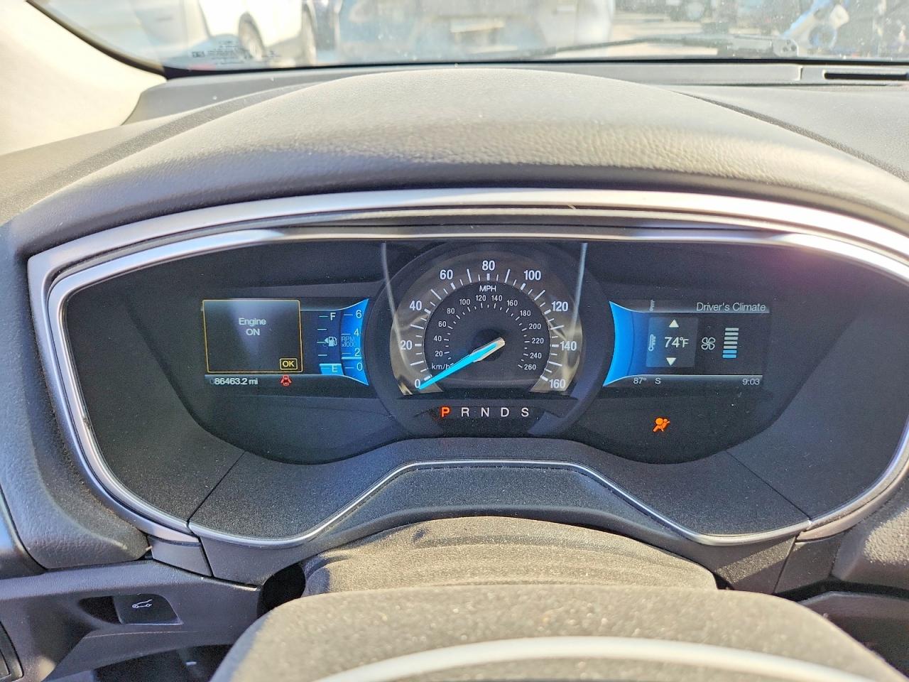 2014 Ford Fusion Se Gray vin: 3FA6P0H74ER256517