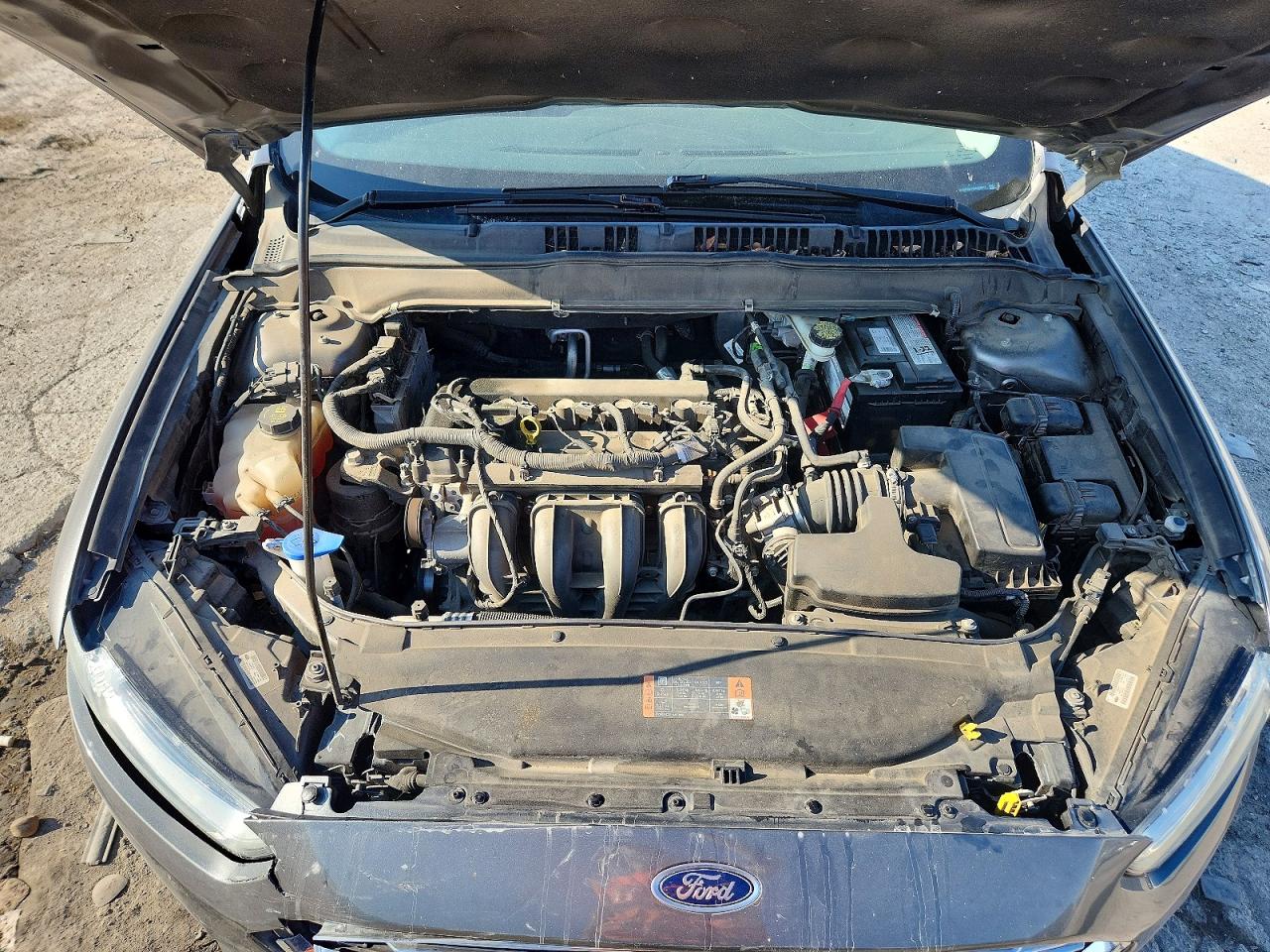 2014 Ford Fusion Se Gray vin: 3FA6P0H74ER256517