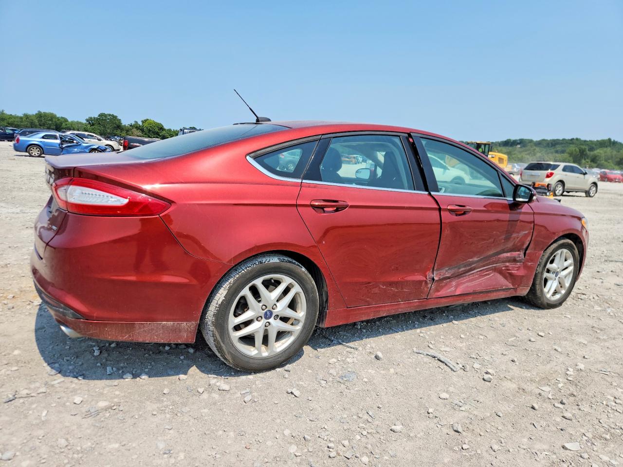 2014 Ford Fusion Se Orange vin: 3FA6P0H74ER261149