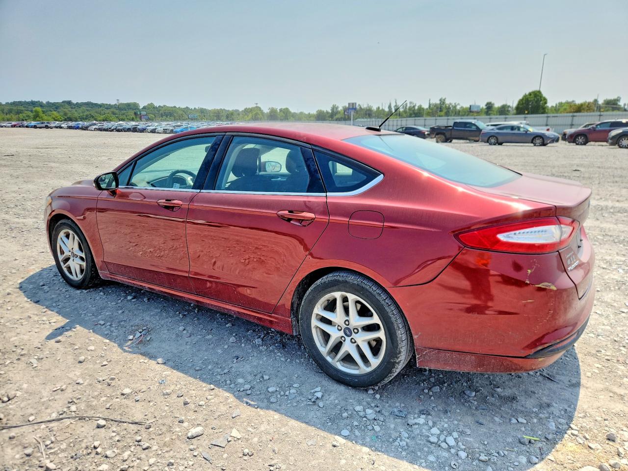 2014 Ford Fusion Se Orange vin: 3FA6P0H74ER261149
