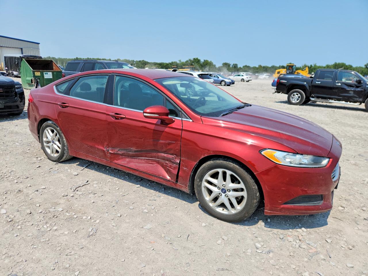 2014 Ford Fusion Se Orange vin: 3FA6P0H74ER261149