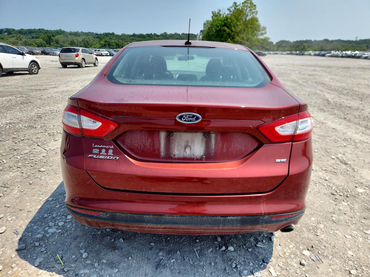2014 Ford Fusion Se Orange vin: 3FA6P0H74ER261149