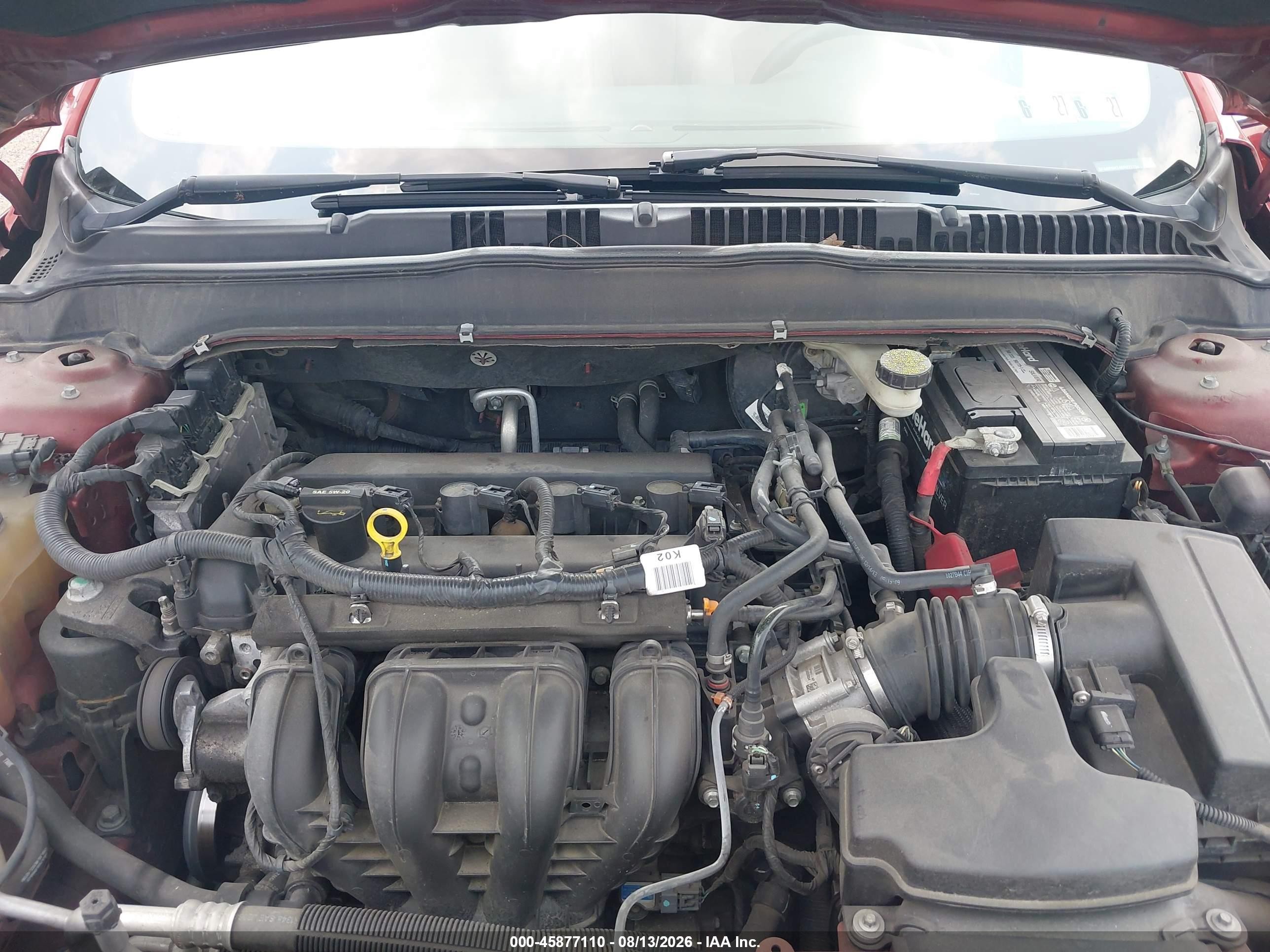 2014 Ford Fusion Se Red vin: 3FA6P0H74ER277724