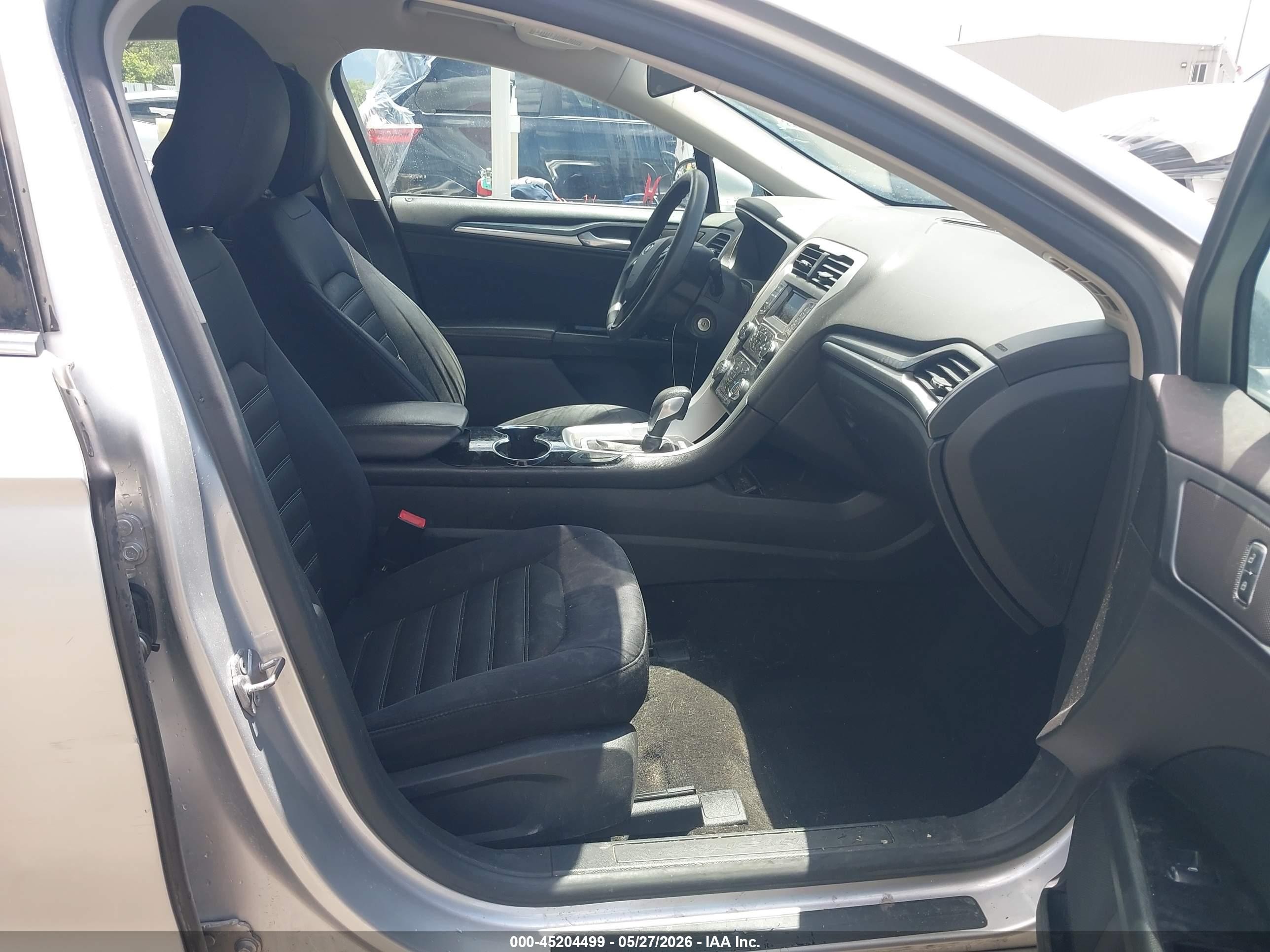 2014 Ford Fusion Se Silver vin: 3FA6P0H74ER284706