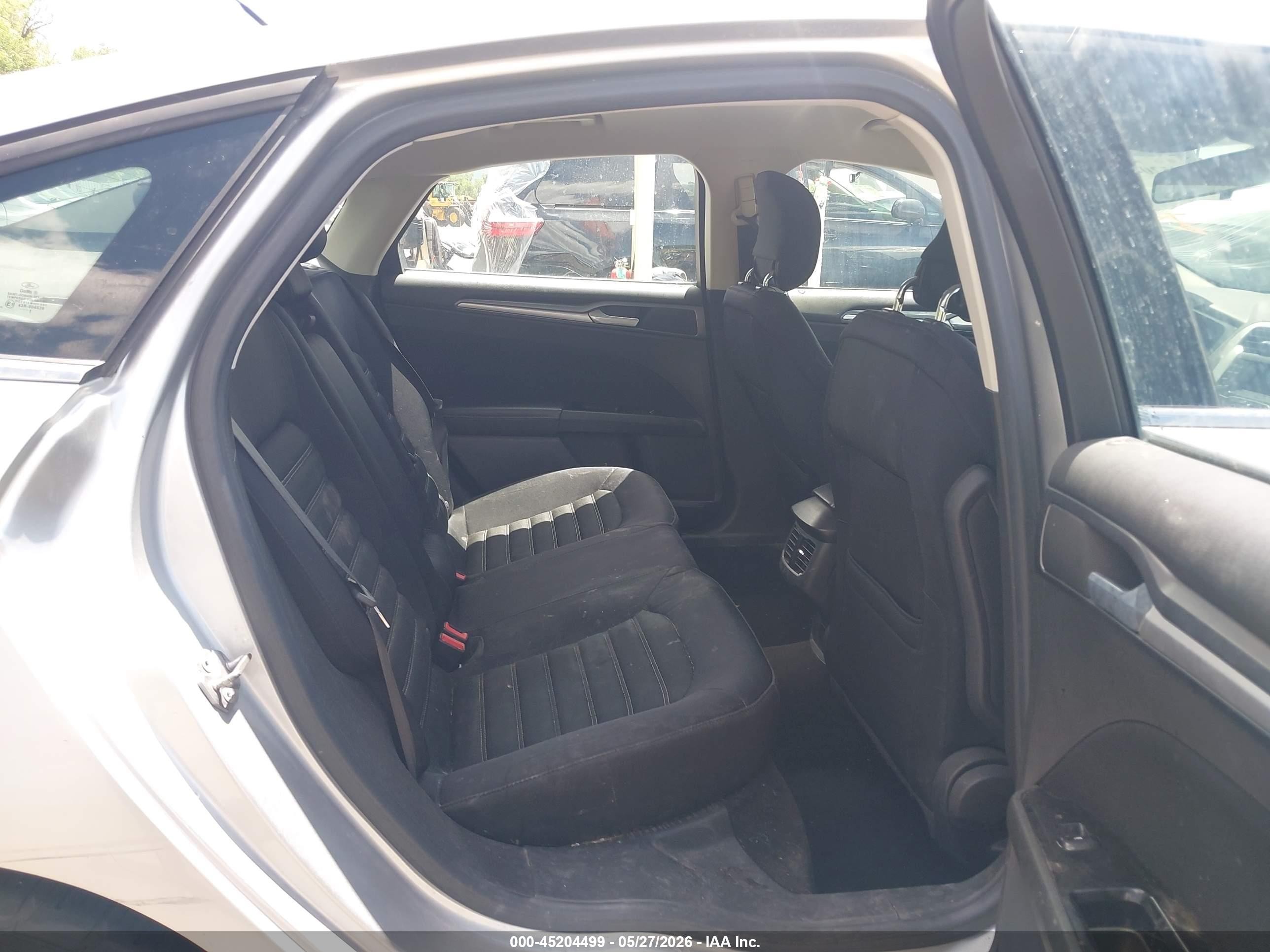 2014 Ford Fusion Se Silver vin: 3FA6P0H74ER284706