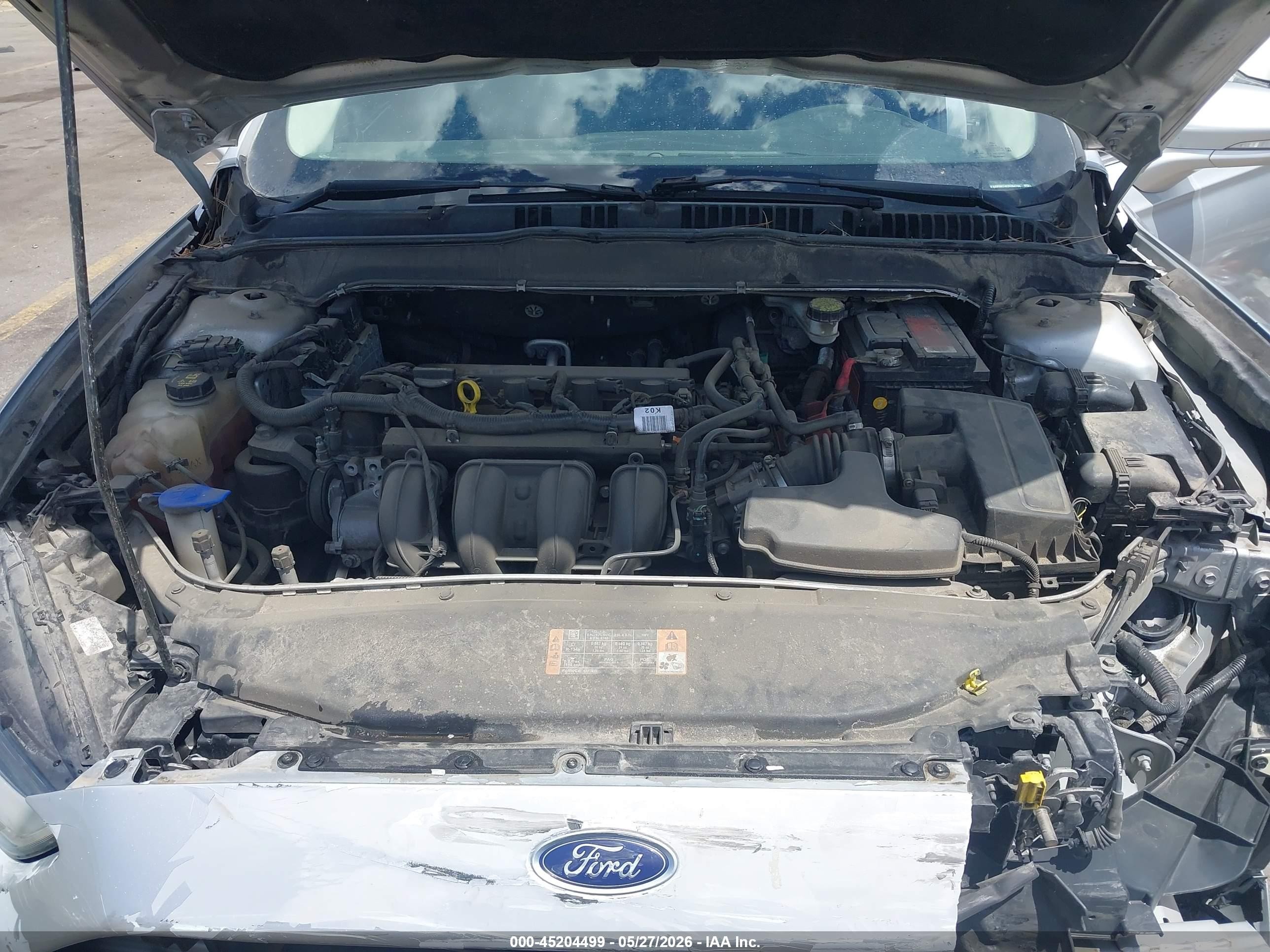 2014 Ford Fusion Se Silver vin: 3FA6P0H74ER284706