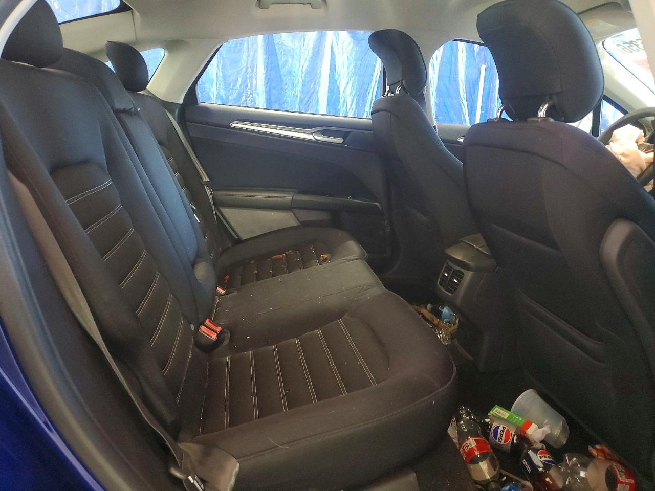 2014 Ford Fusion Se Blue vin: 3FA6P0H74ER313489